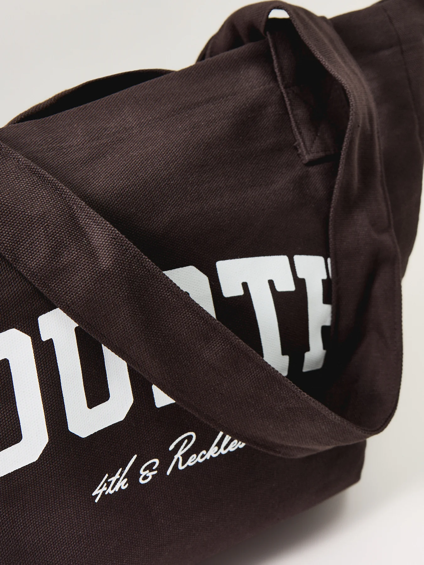 Rosie Structured Tote Bag Brown - Image 5