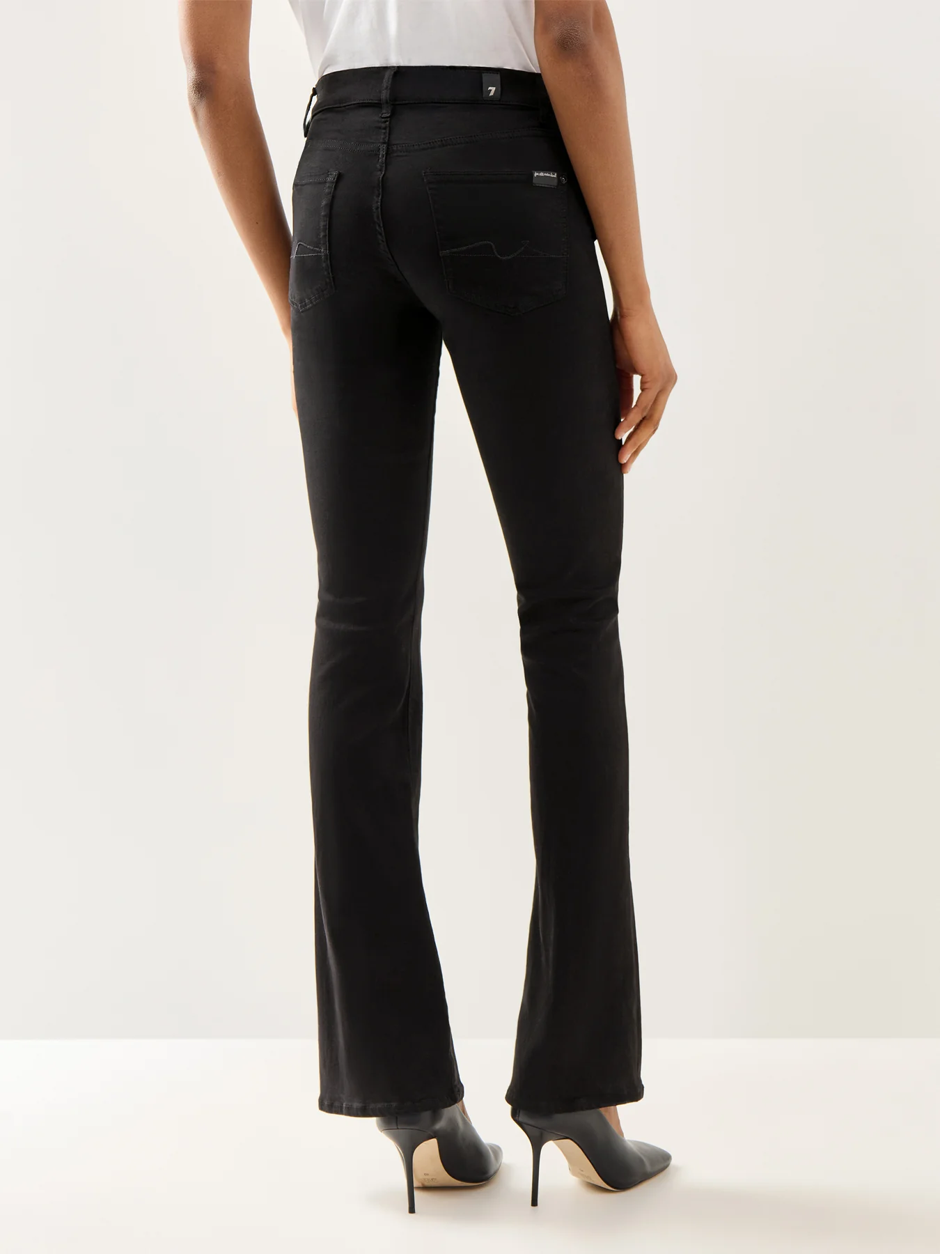 Bootcut Bair Eco Rinsed Black Jeans Black - Image 5