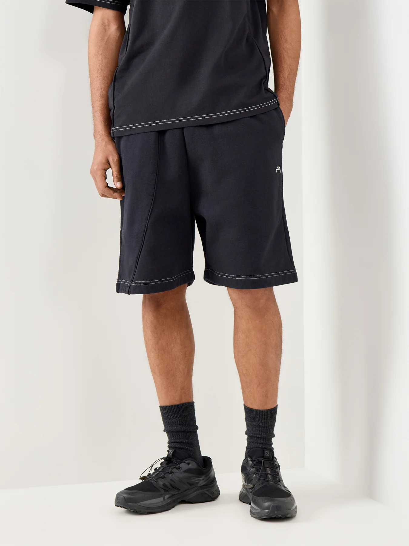 Millbank Sweat Shorts Black - Image 4