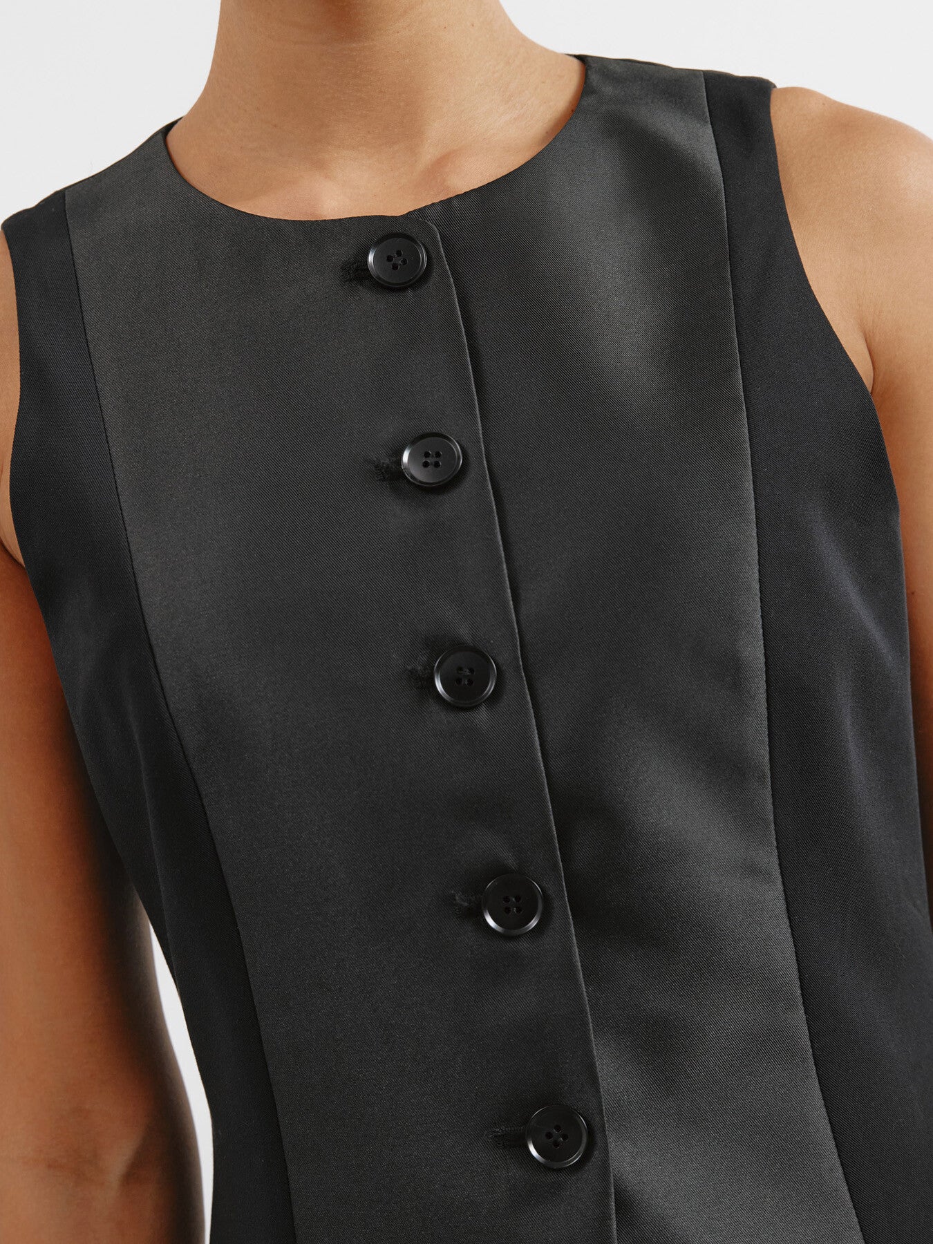 Tuxedo Waistcoat Black - Image 3