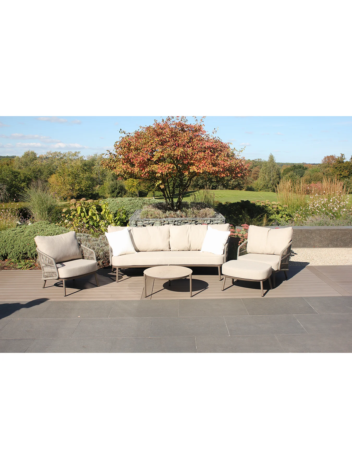 Alicante 5-Seater Lounge Set with Vic Coffee Table - Image 3
