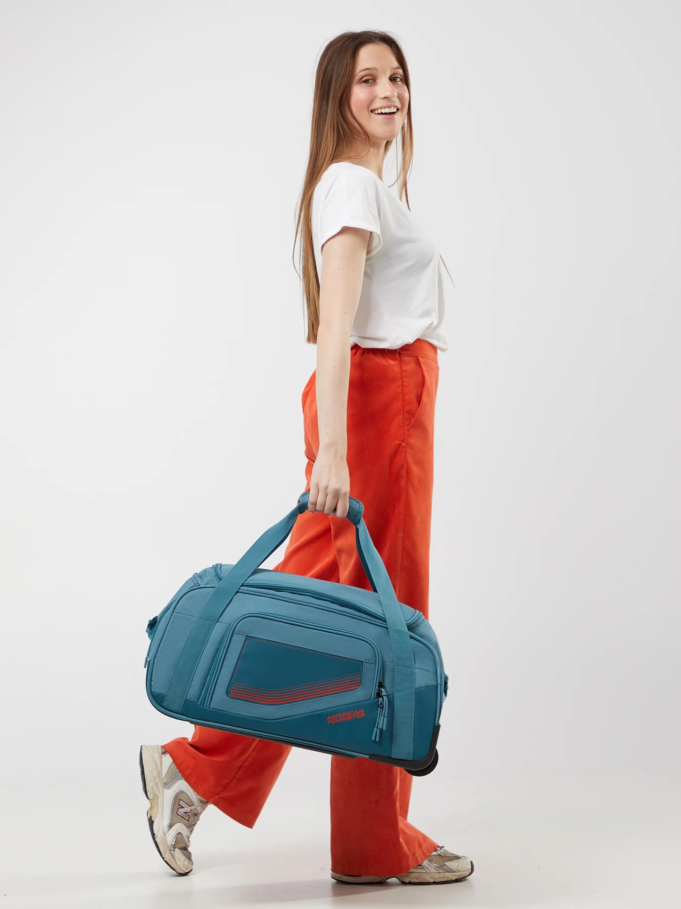 Duffle Bag Small Petrol - Image 2