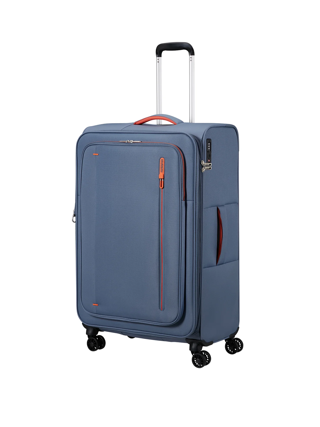 Cloudrider Large Expandable Spinner Suitcase Stone Blue 49cm - Image 3