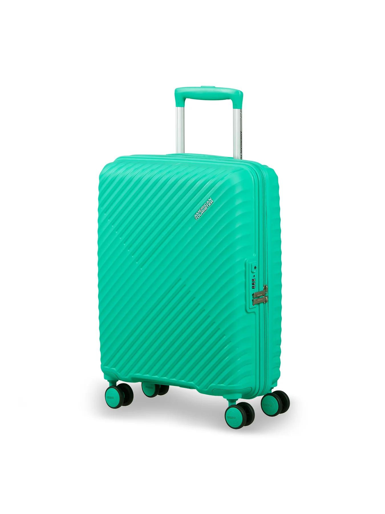 Diablast 55cm Cabin Spinner Suitcase Cyber Aqua