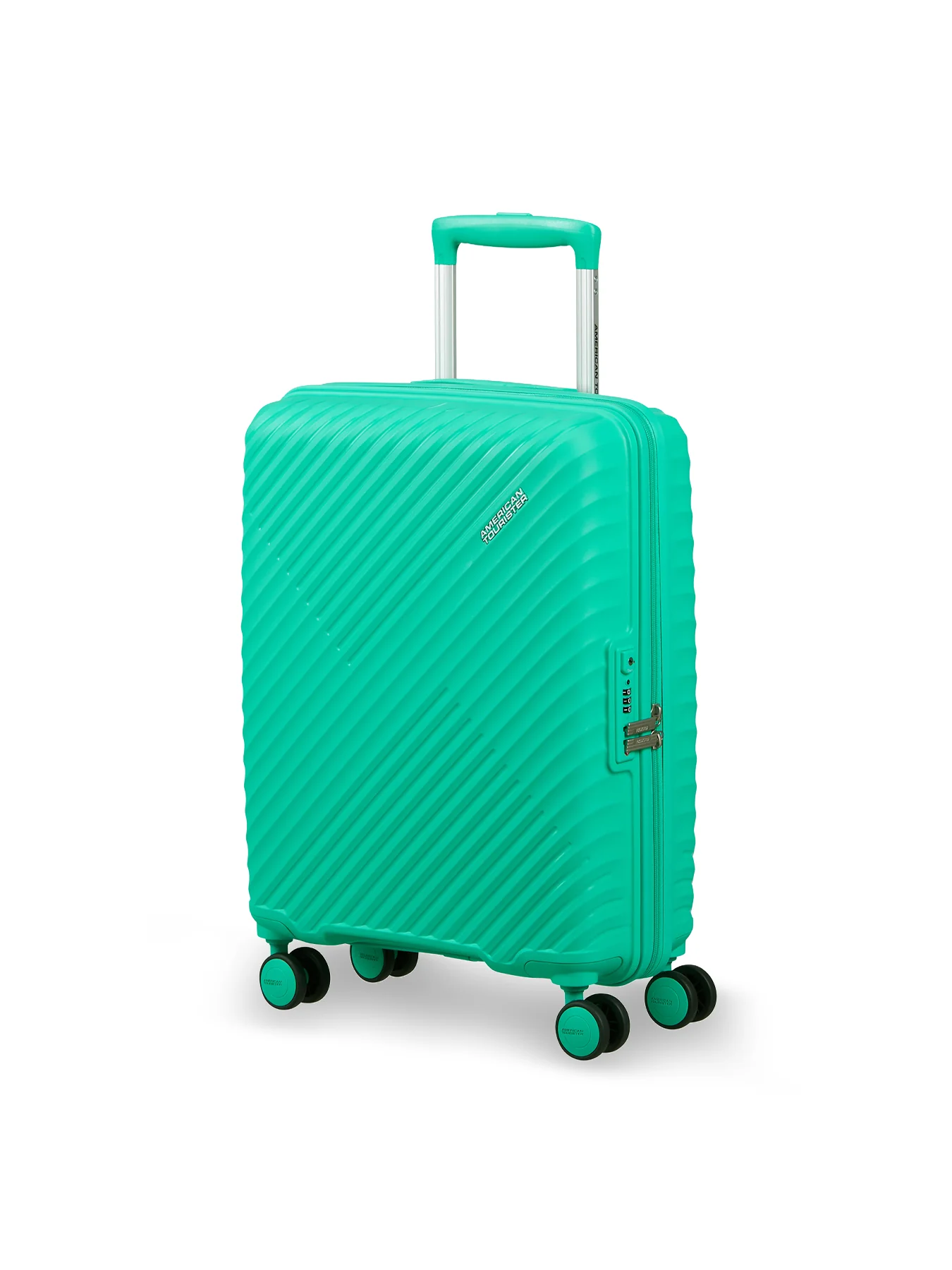 Diablast 68cm Expandable Spinner Suitcase Cyber Aqua