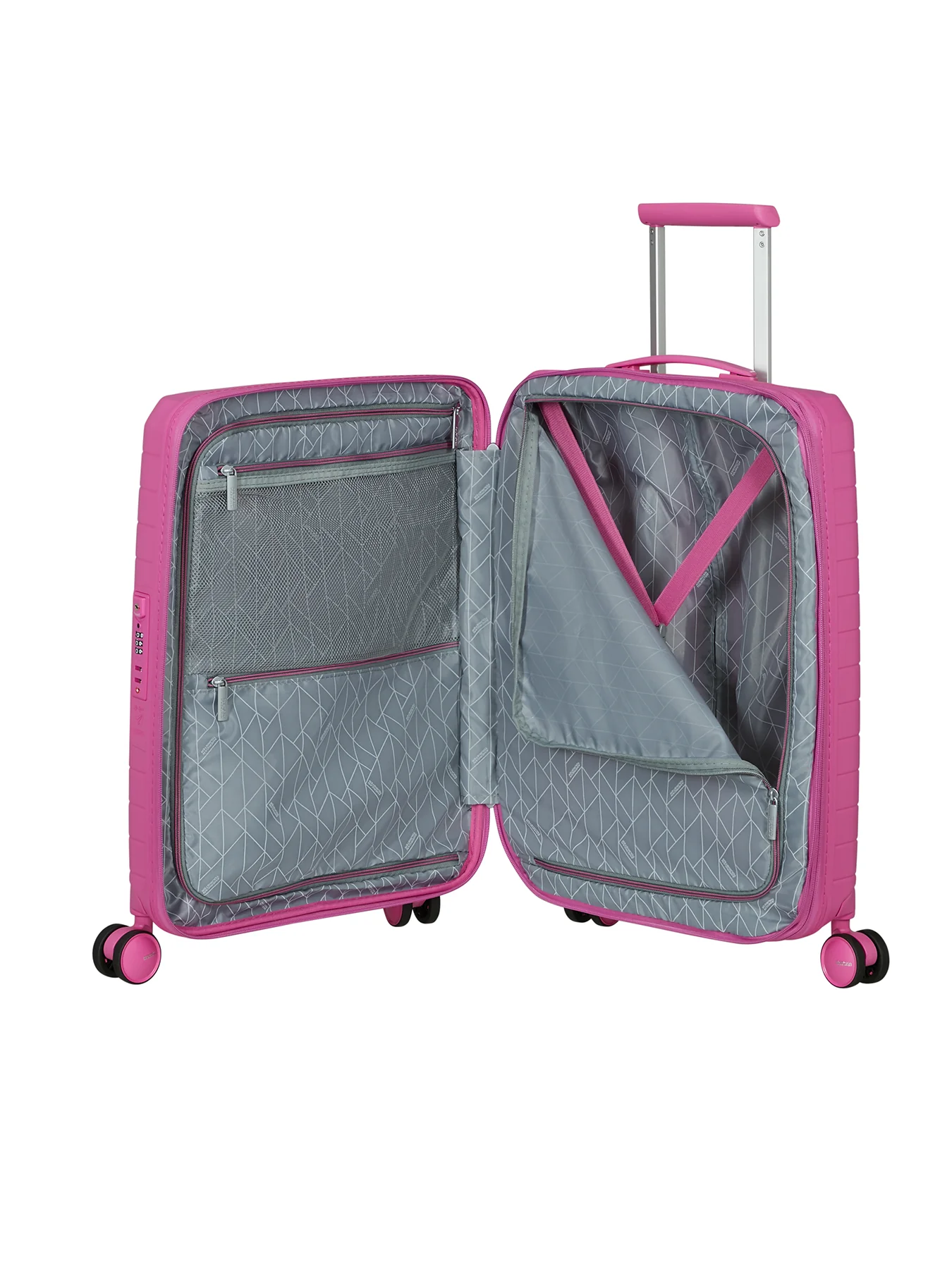 Fastforward Cabin Luggage Suitcase 55cm Purple - Image 3
