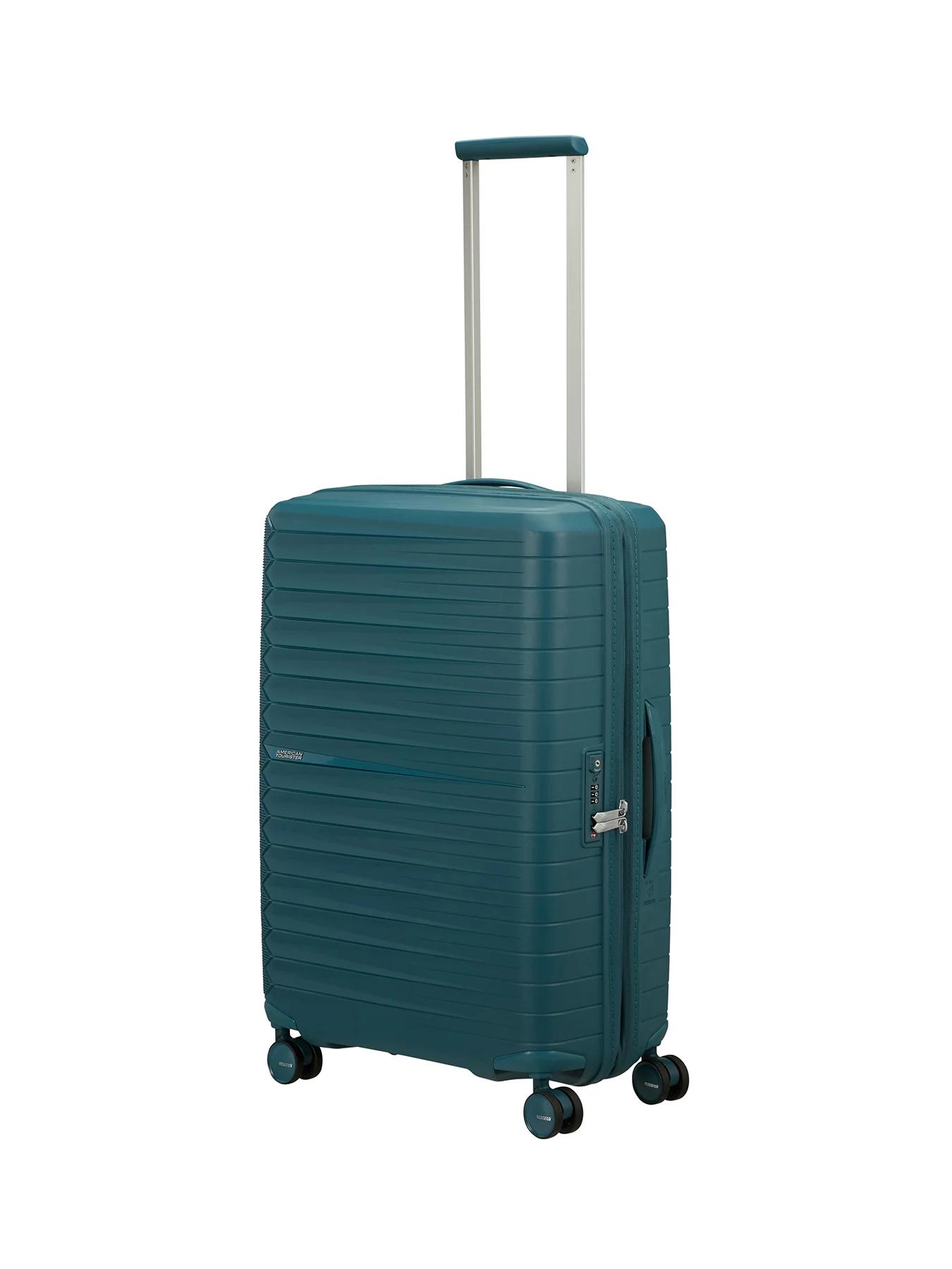 Medium Spinner Suitcase Totally 68cm Teal - Image 4