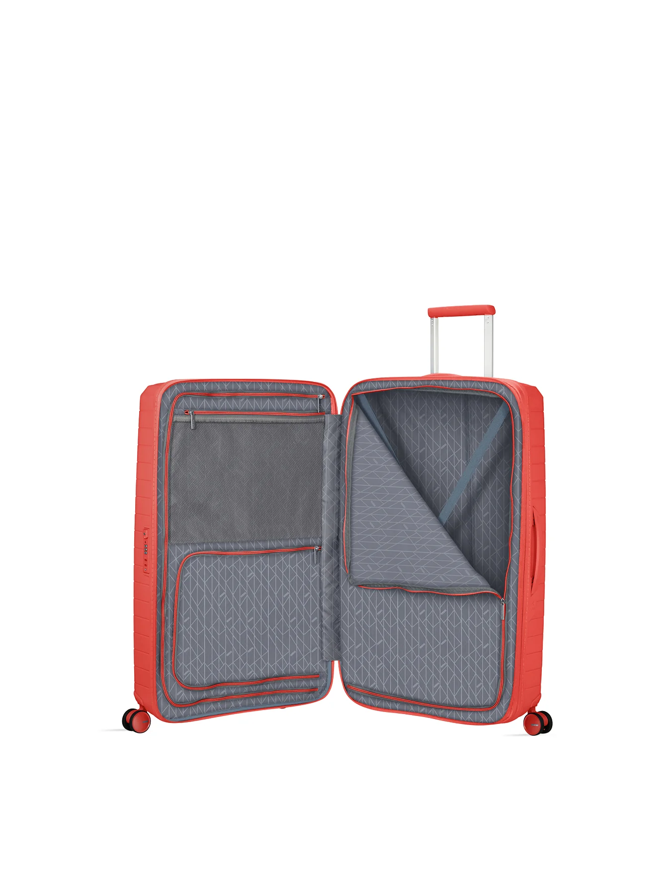 Large Spinner Suitcase Sunset 78cm Coral - Image 2