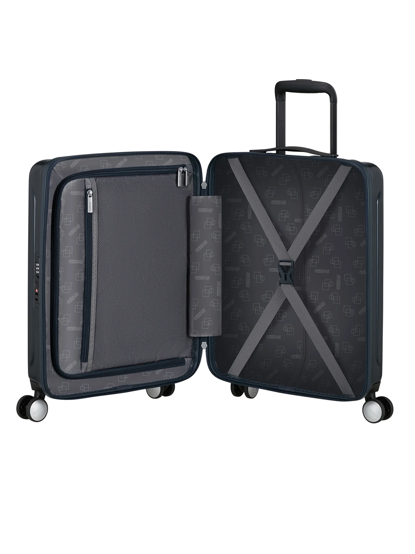 Skyrail Cabin Suitcase 55cm Spinner TSA Blue - Image 3