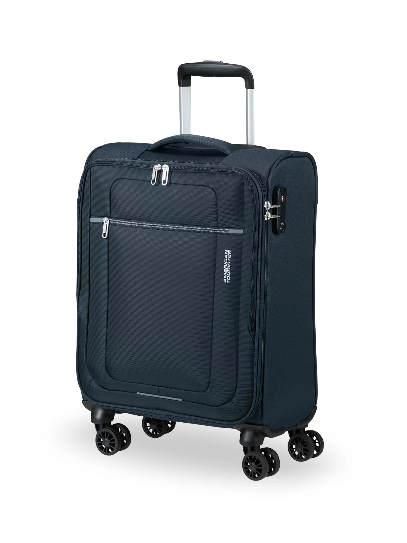 Spinner TSA Cabin Suitcase Small Navy - Image 2
