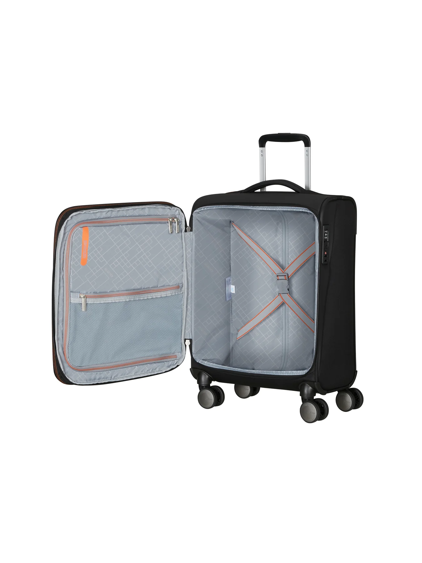 Wanderlite Spinner Cabin Suitcase Black - Image 3