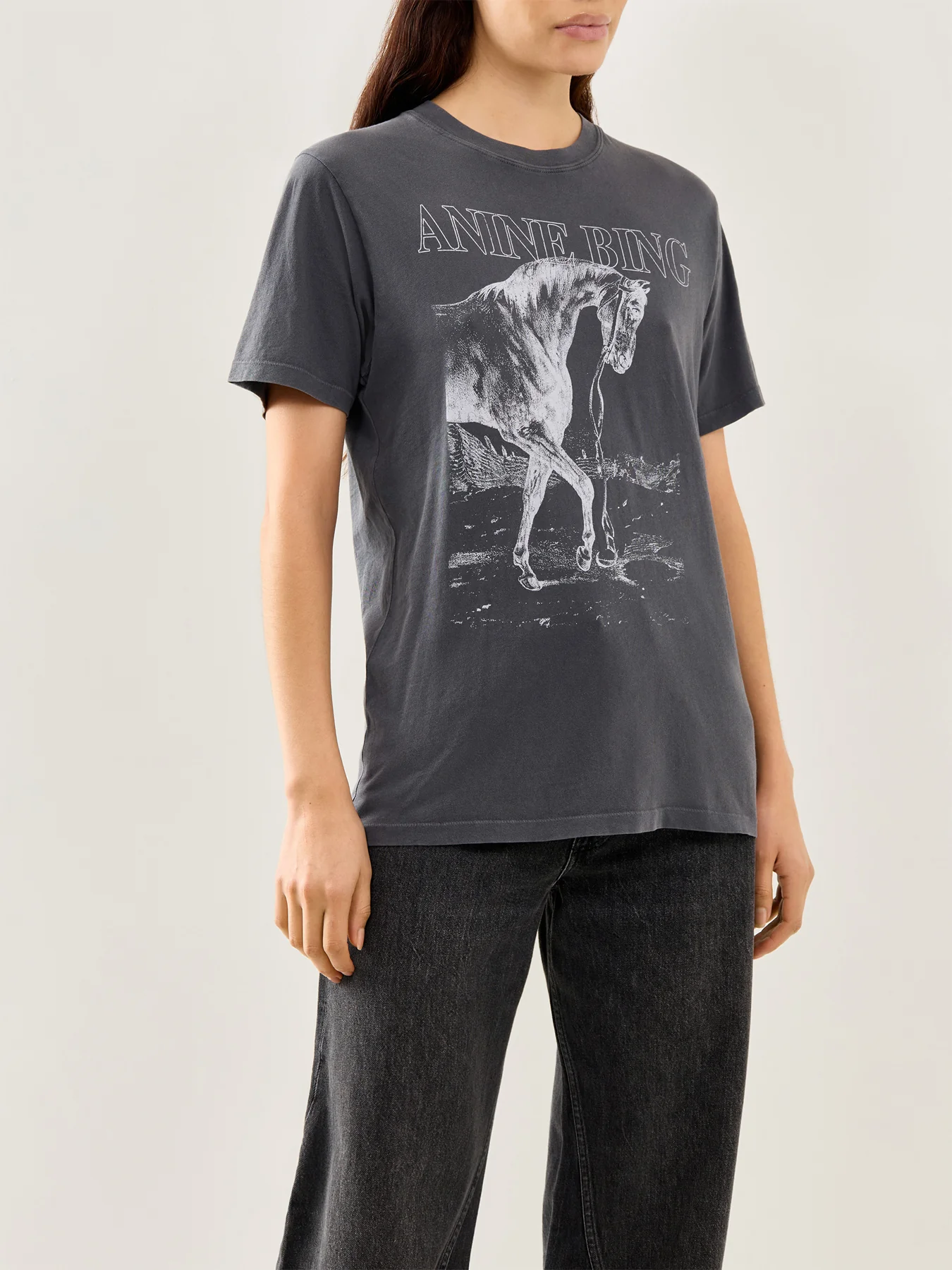 Lili Horse Graphic Tee Black - Image 4