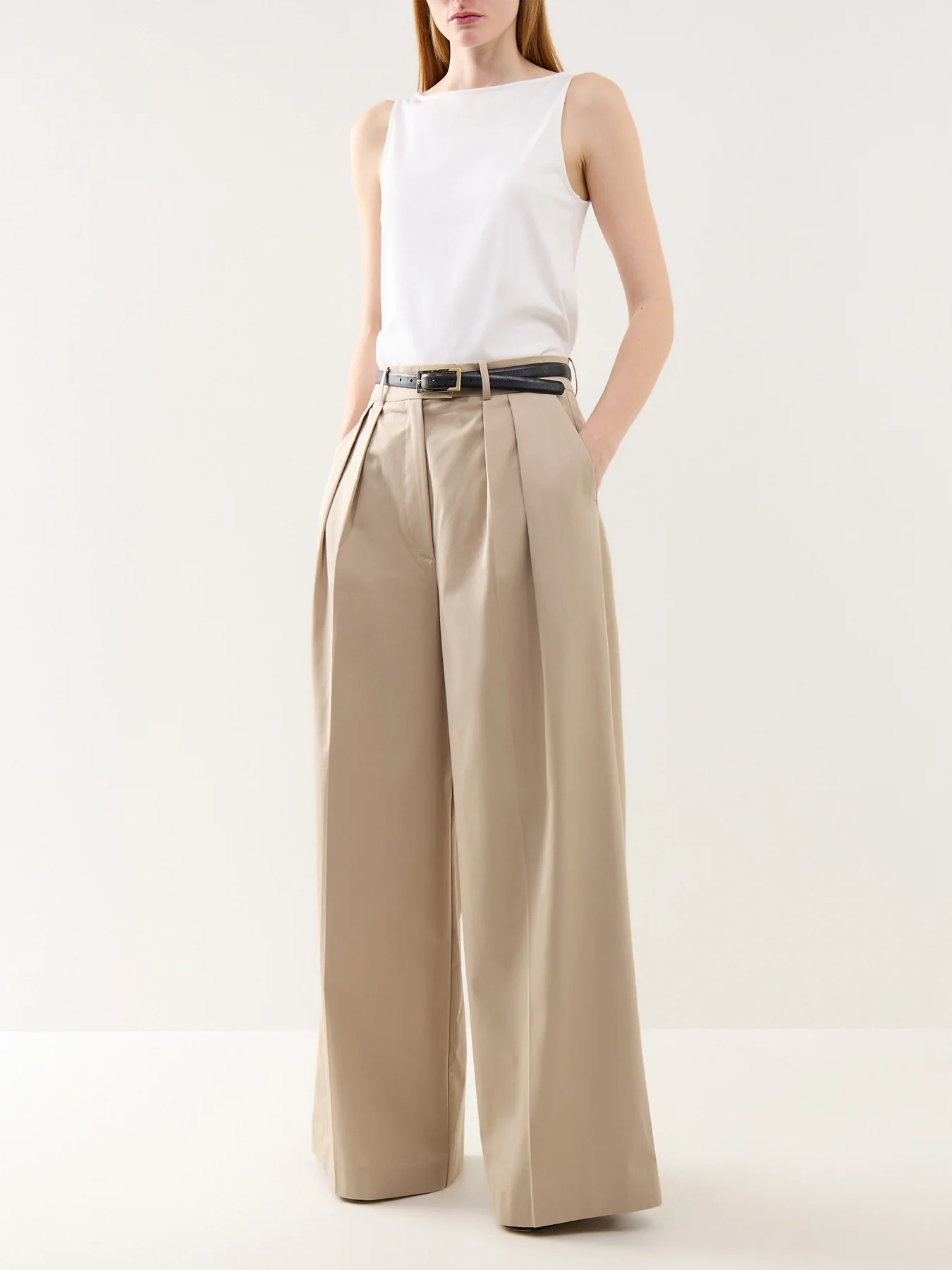 Lou Trouser Beige - Image 2