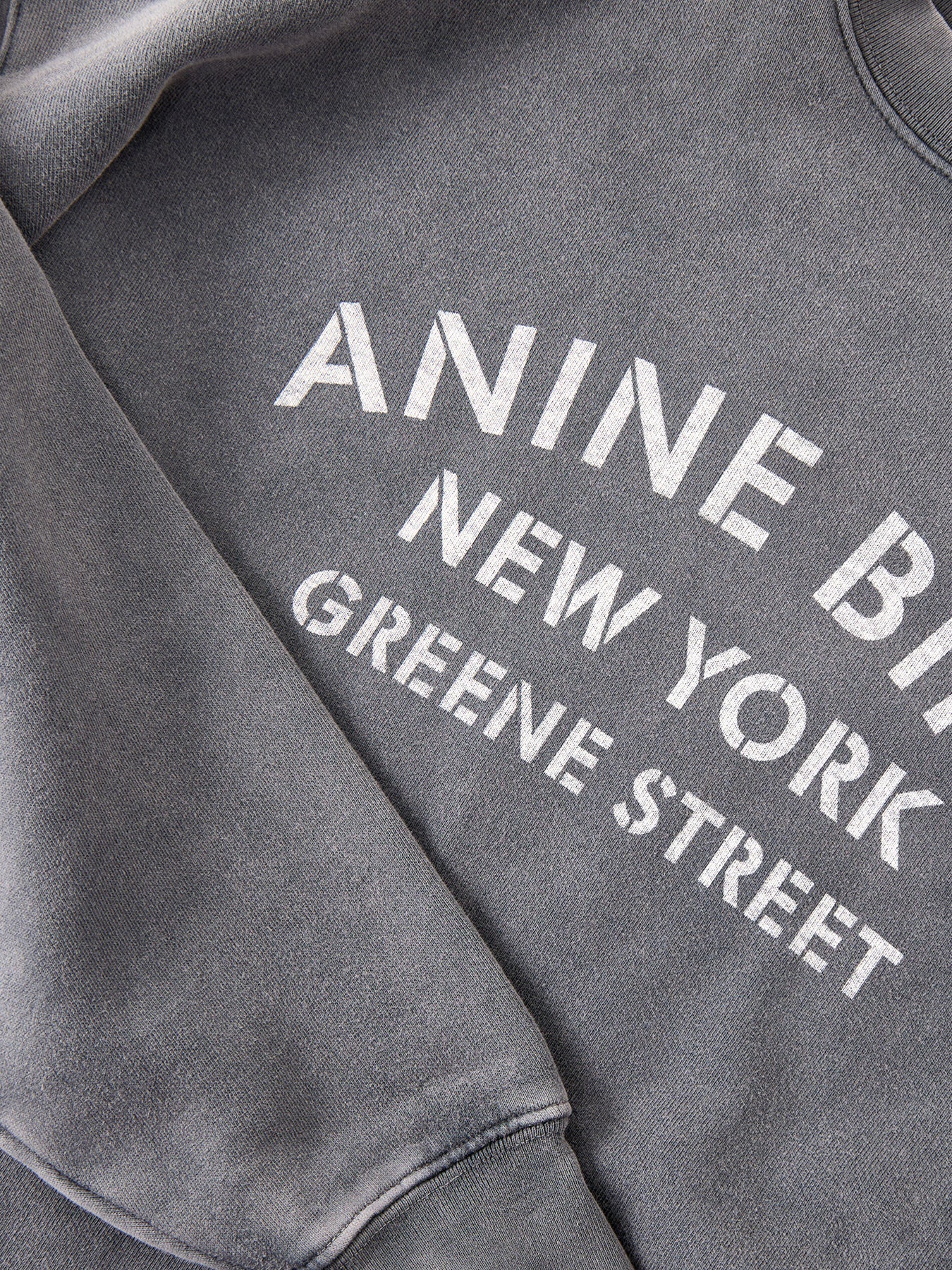 Miles Sweatshirt NY Washed Black - Image 3