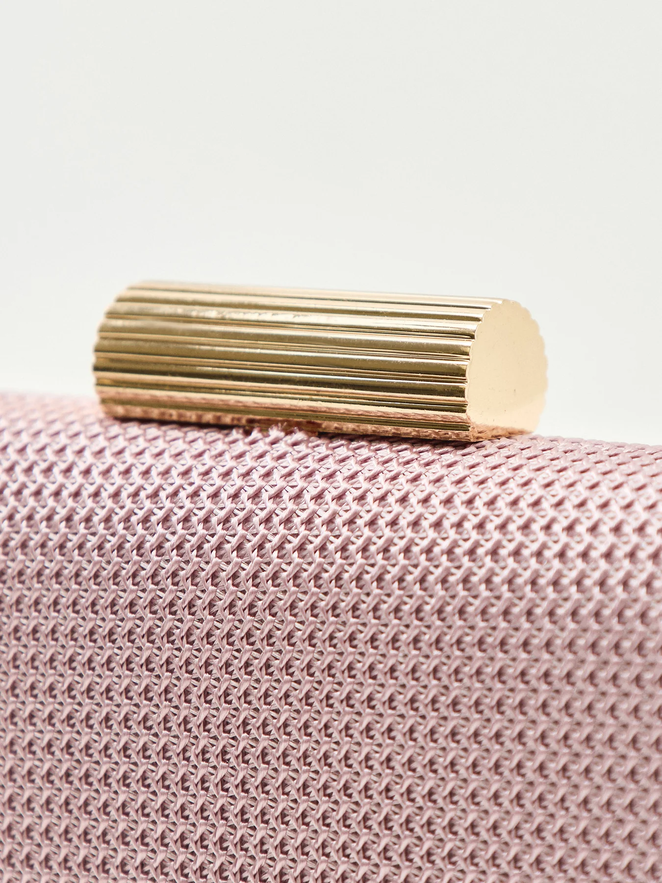 Clutch Bag with Metal Clasp Pink - Image 5