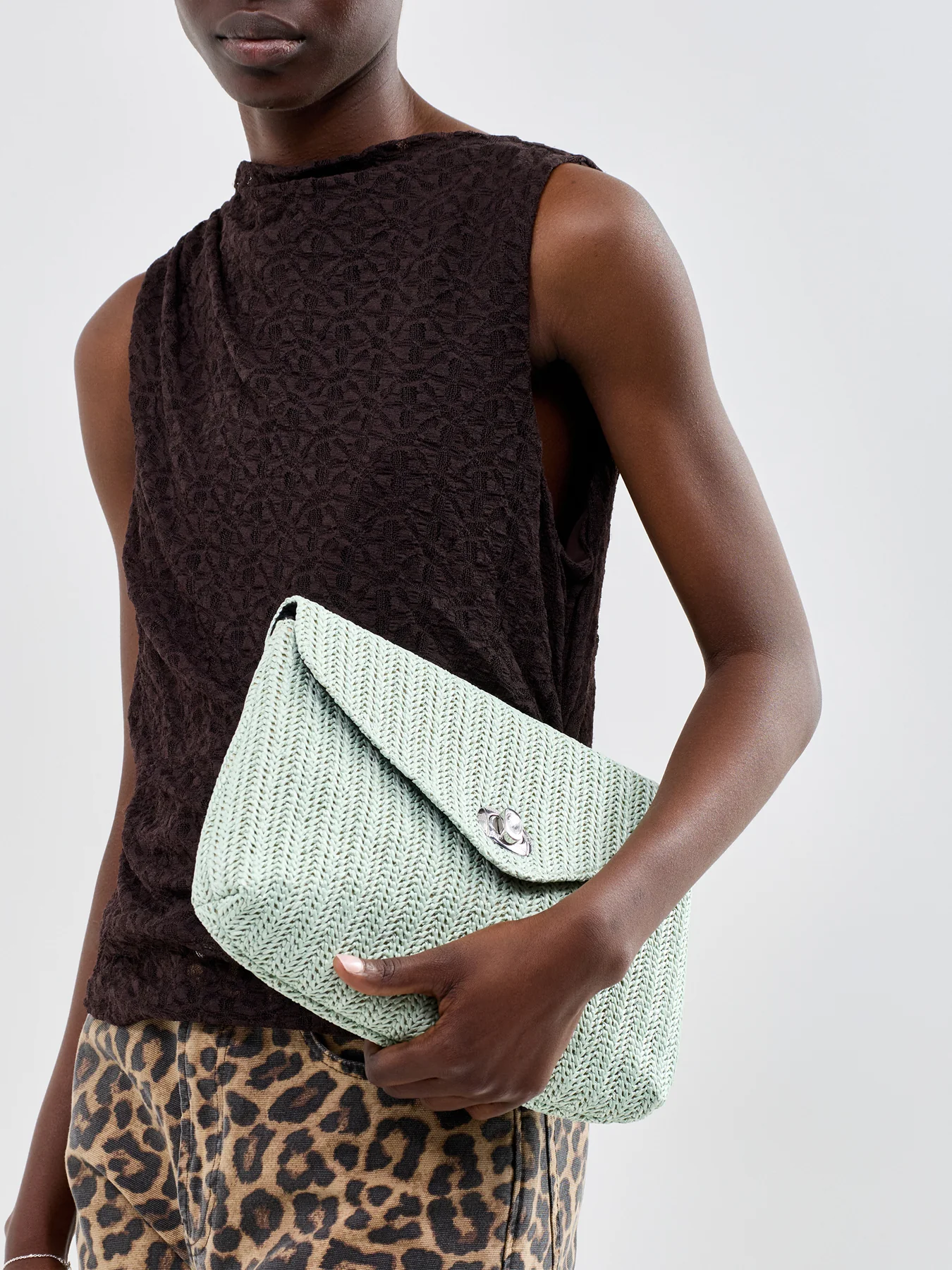 Raffia Clutch Bag - Image 2