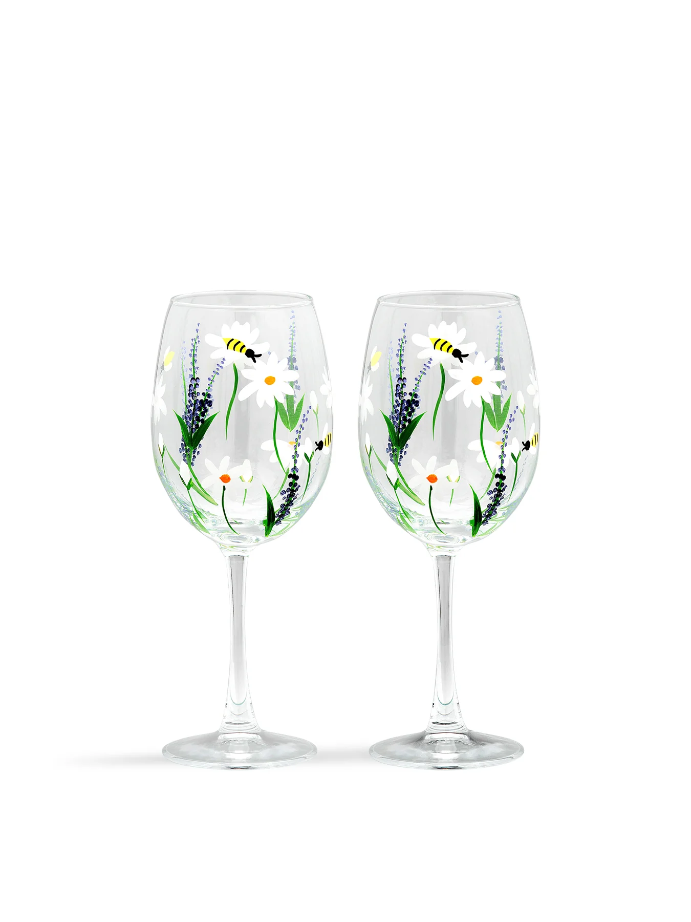 Springtime Toast Wine Glass Set of 2 - Image 3