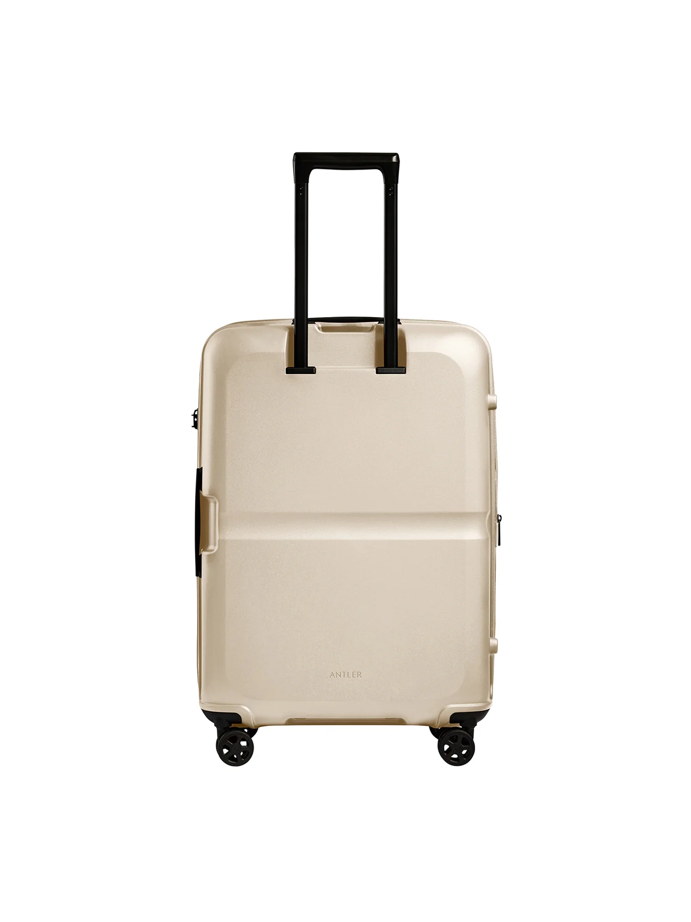 Single Stripe Medium Expandable Suitcase Neutral 68cm - Image 2