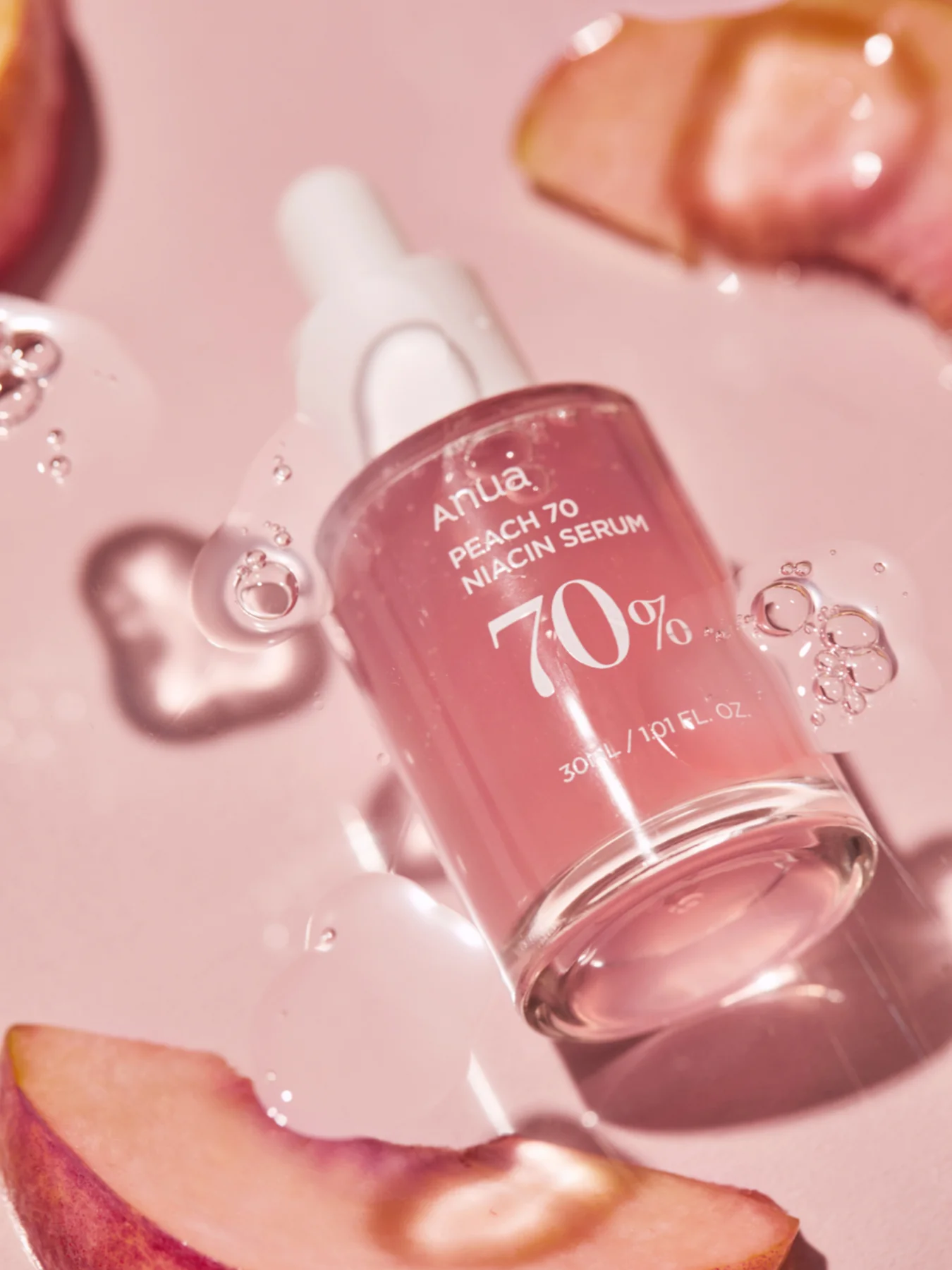 Peach 70% Niacinamide Brightening Serum 30ml - Image 3