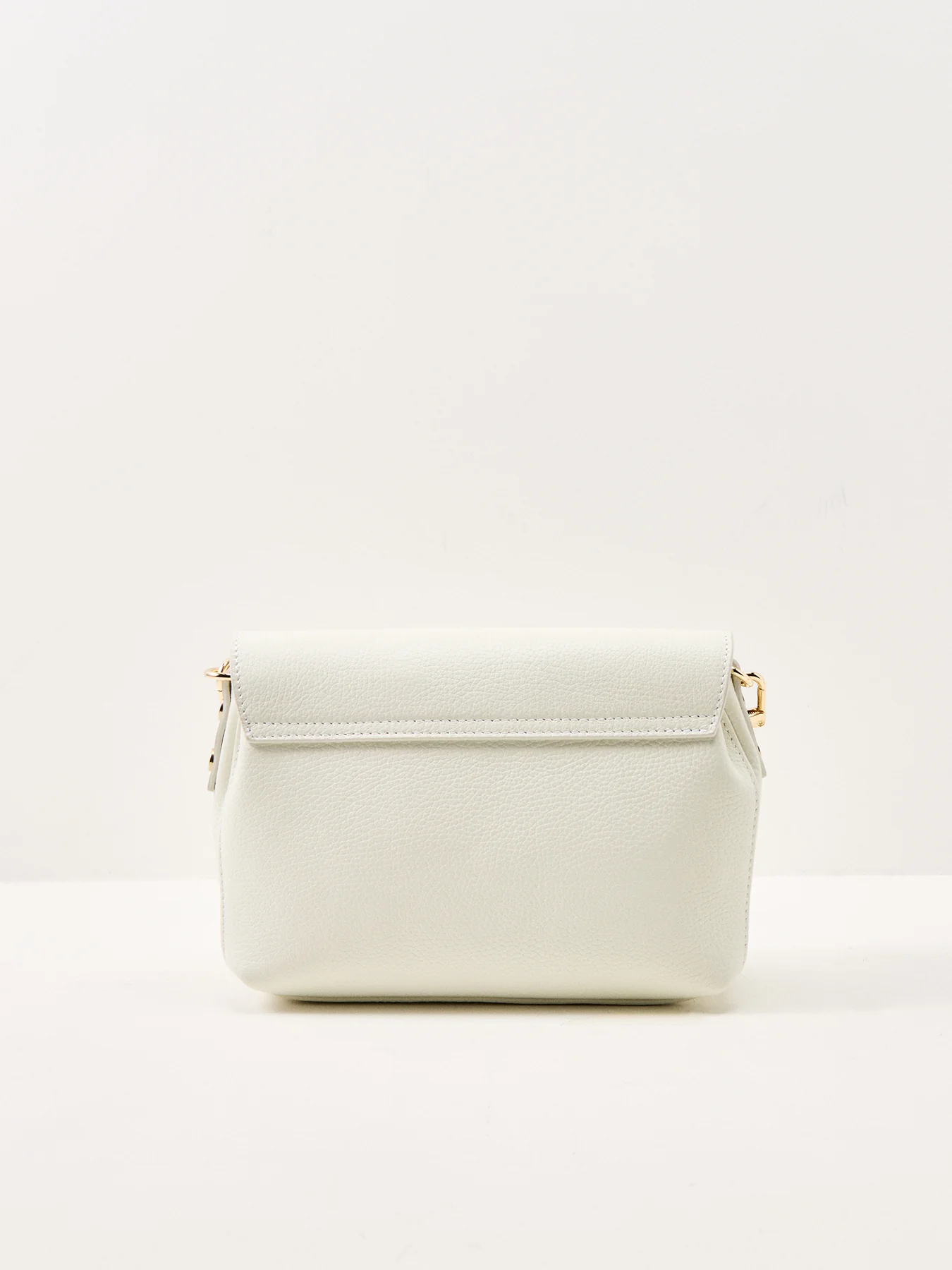 Maddie Midi Leather Bag Buttermilk - Image 3