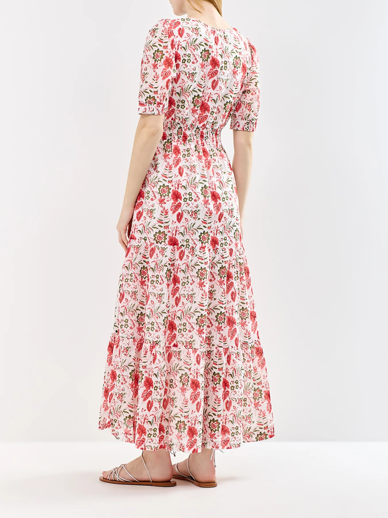 Billie Floral Midi Dress Multi - Image 5