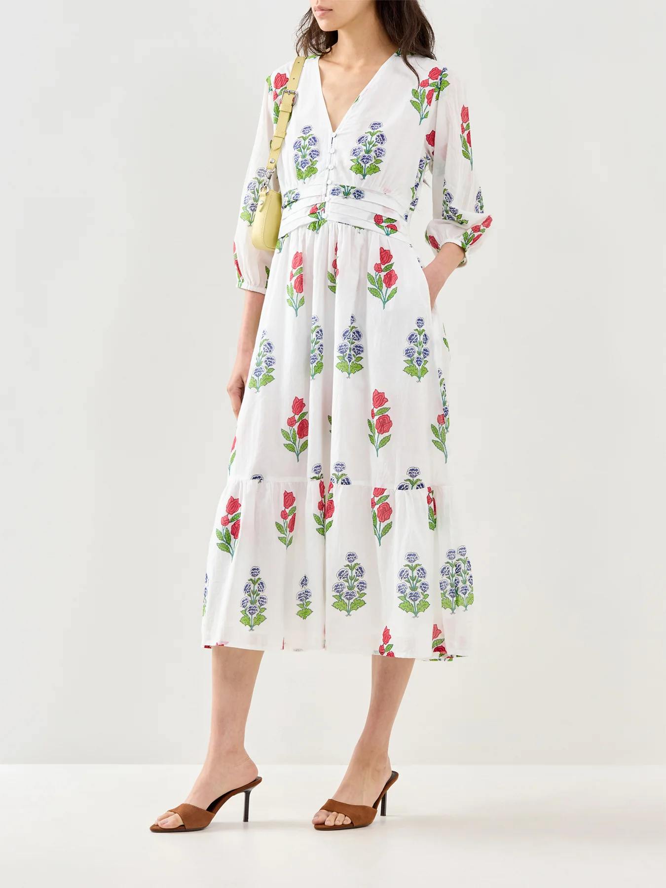Jyoti Organic Cotton Midi Dress - Image 4