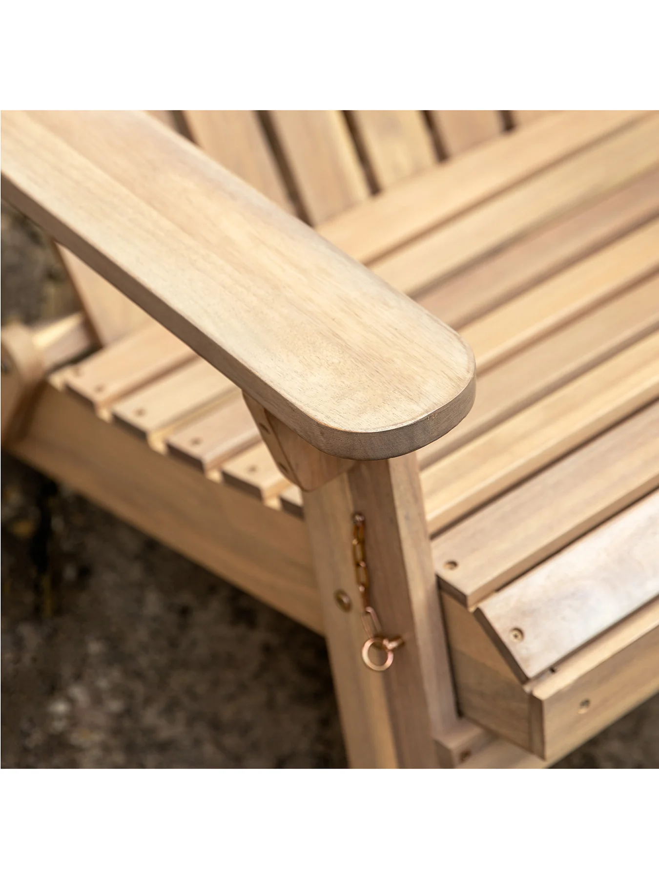 Aspri Acacia Lounge Chair with Footstool - Image 4