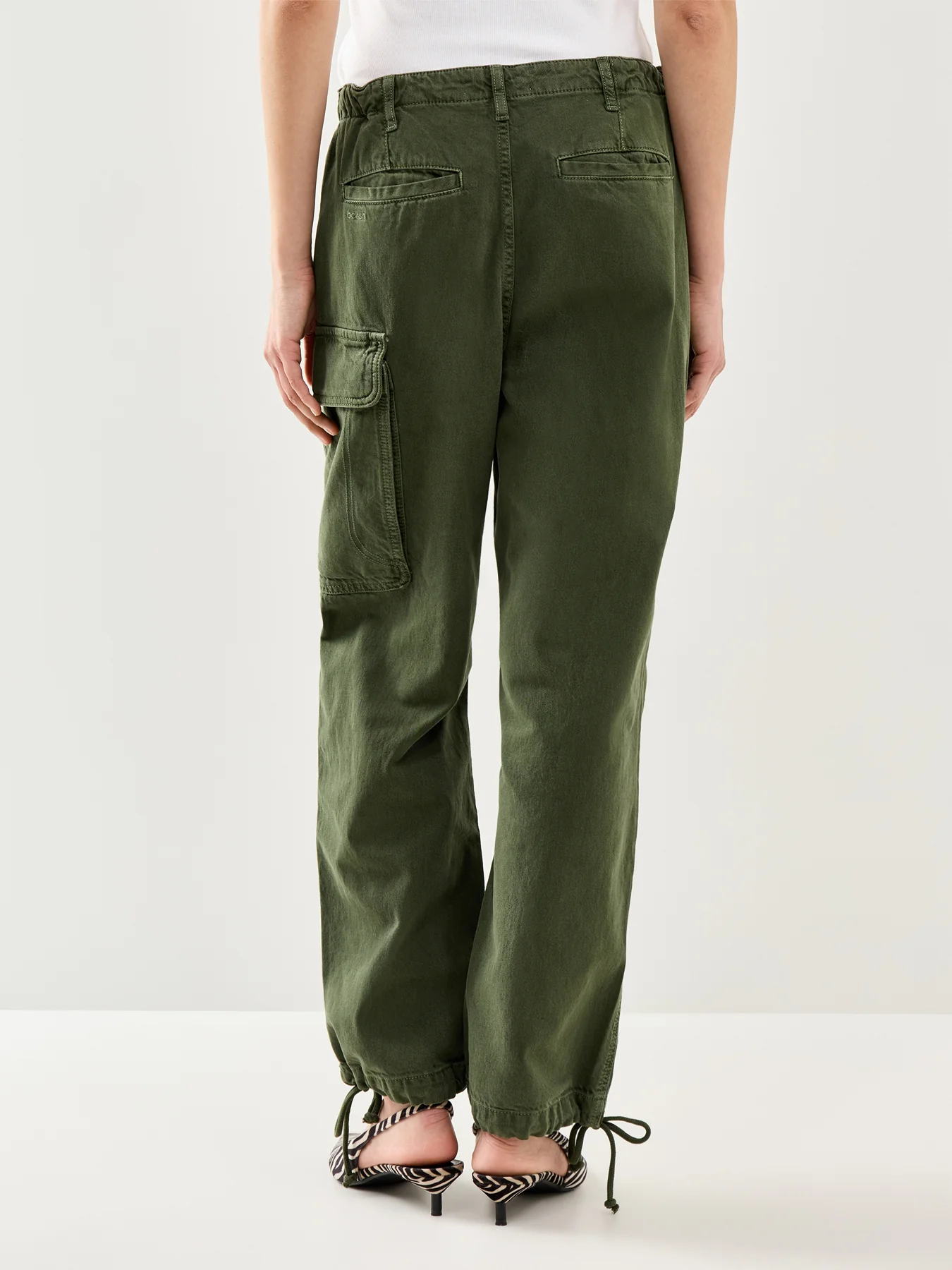 Fino Cargo Trousers Green - Image 5