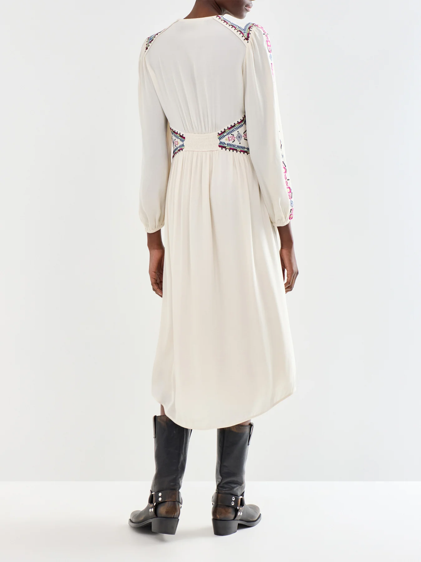 Tina Shirt Dress Cream - Image 3
