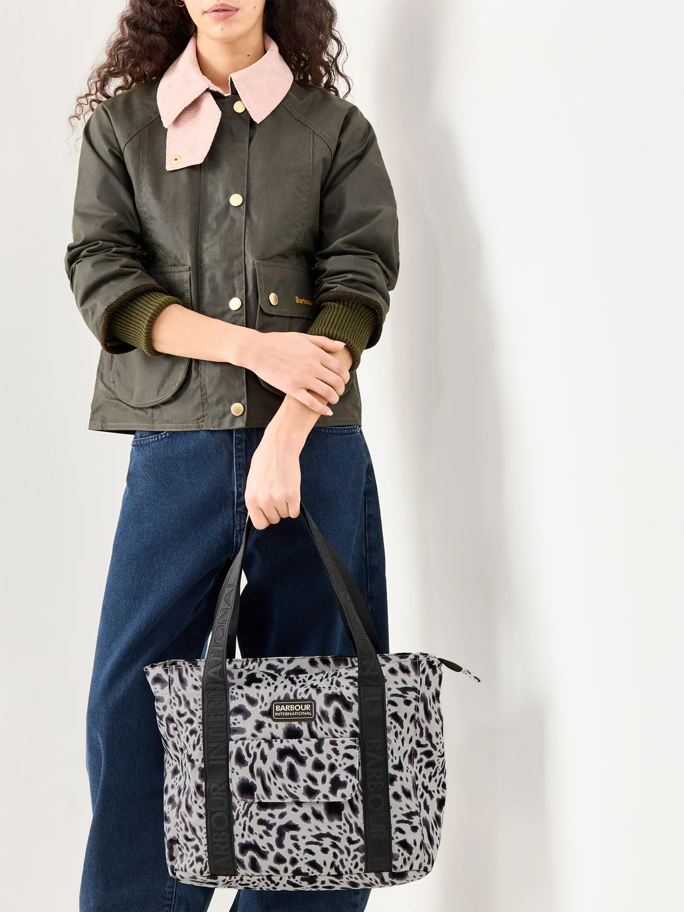 Boulevard Tote Bag Leopard Print - Image 2