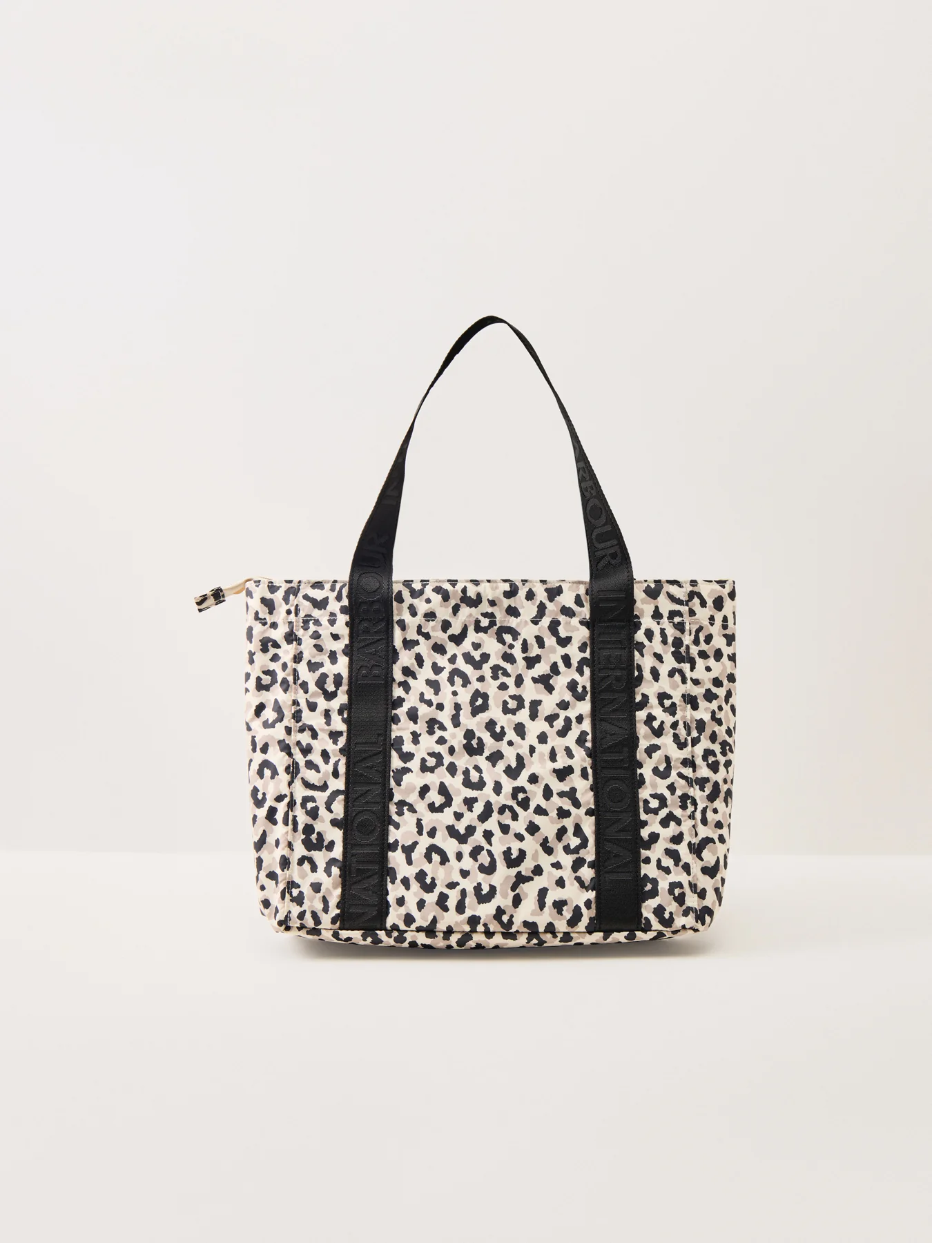 Boulevard Leopard Print Canvas Tote Bag Multi - Image 3
