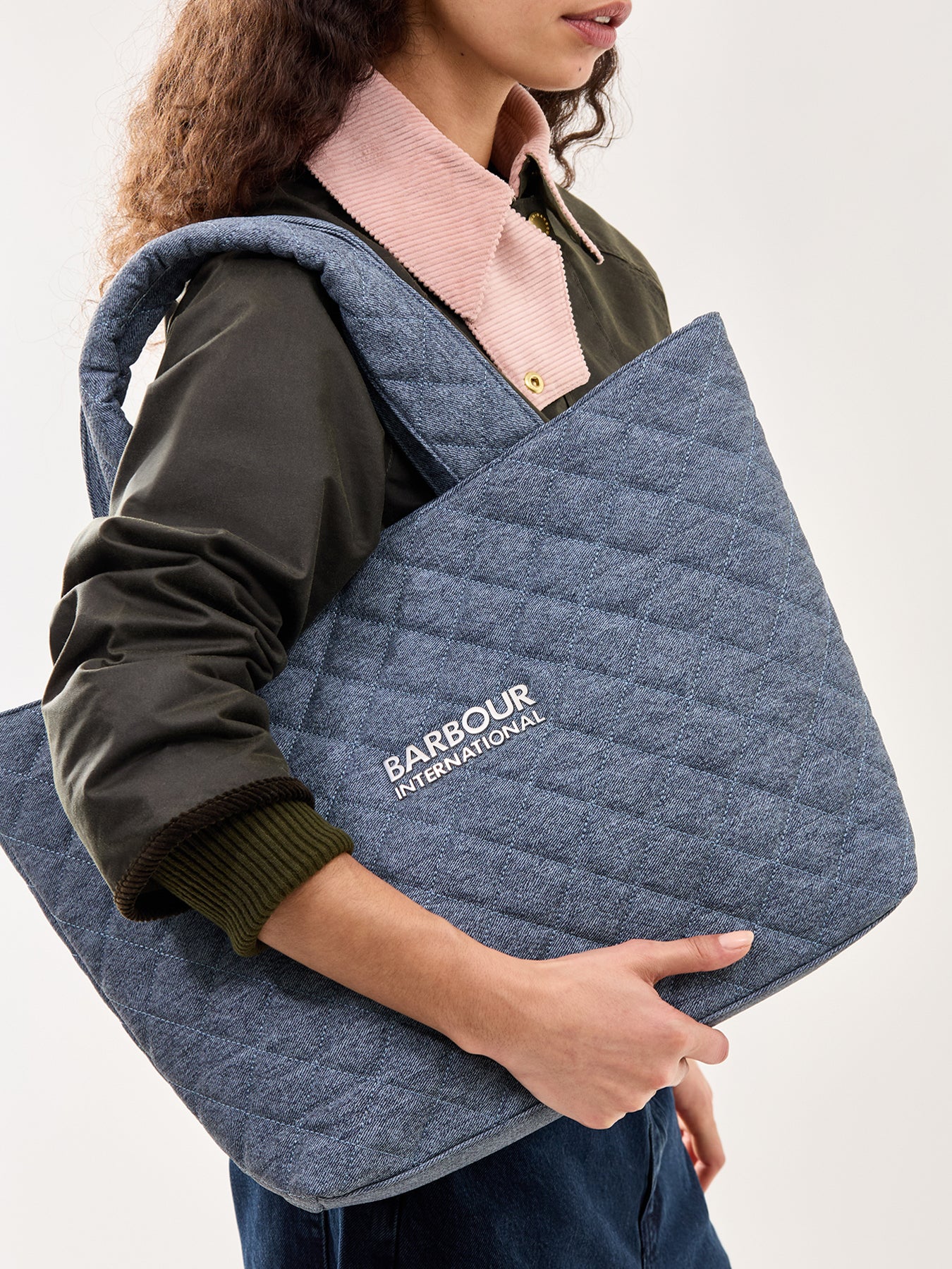 Denim Battersea Tote Bag Blue - Image 2
