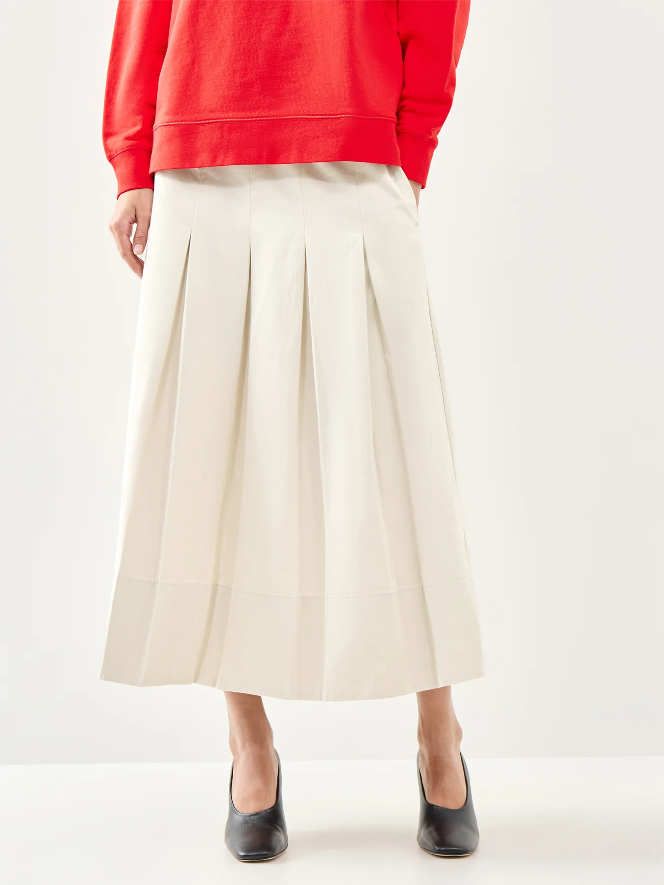 Kirby Midi Skirt Cream - Image 4