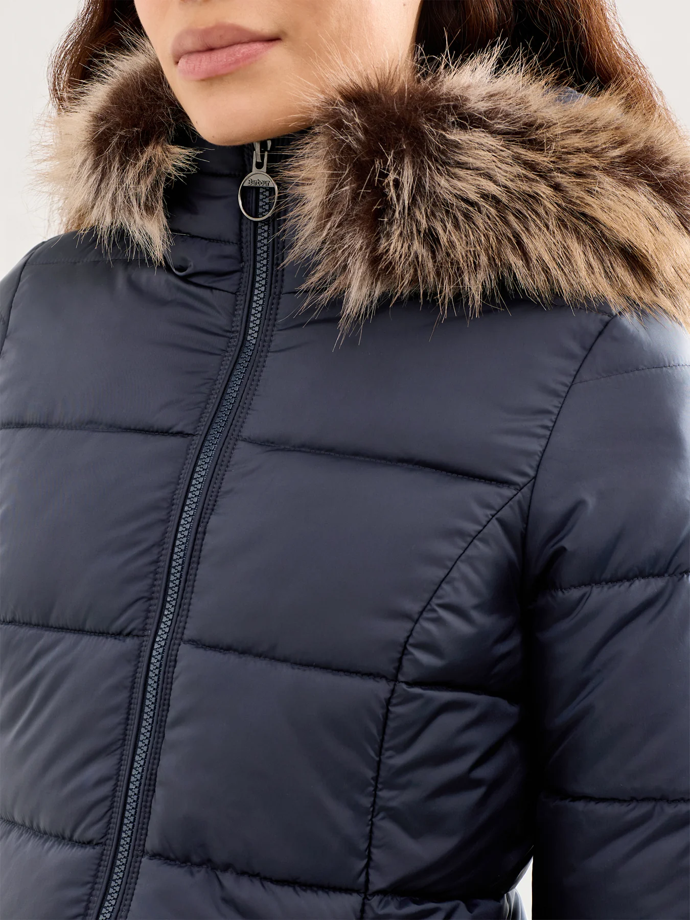 Rosoman Quilted Jacket Navy - Image 3