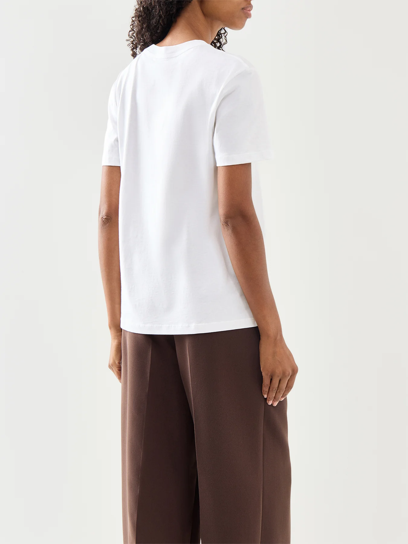 White Cotton Barbour Woodrow T-Shirt - Image 5