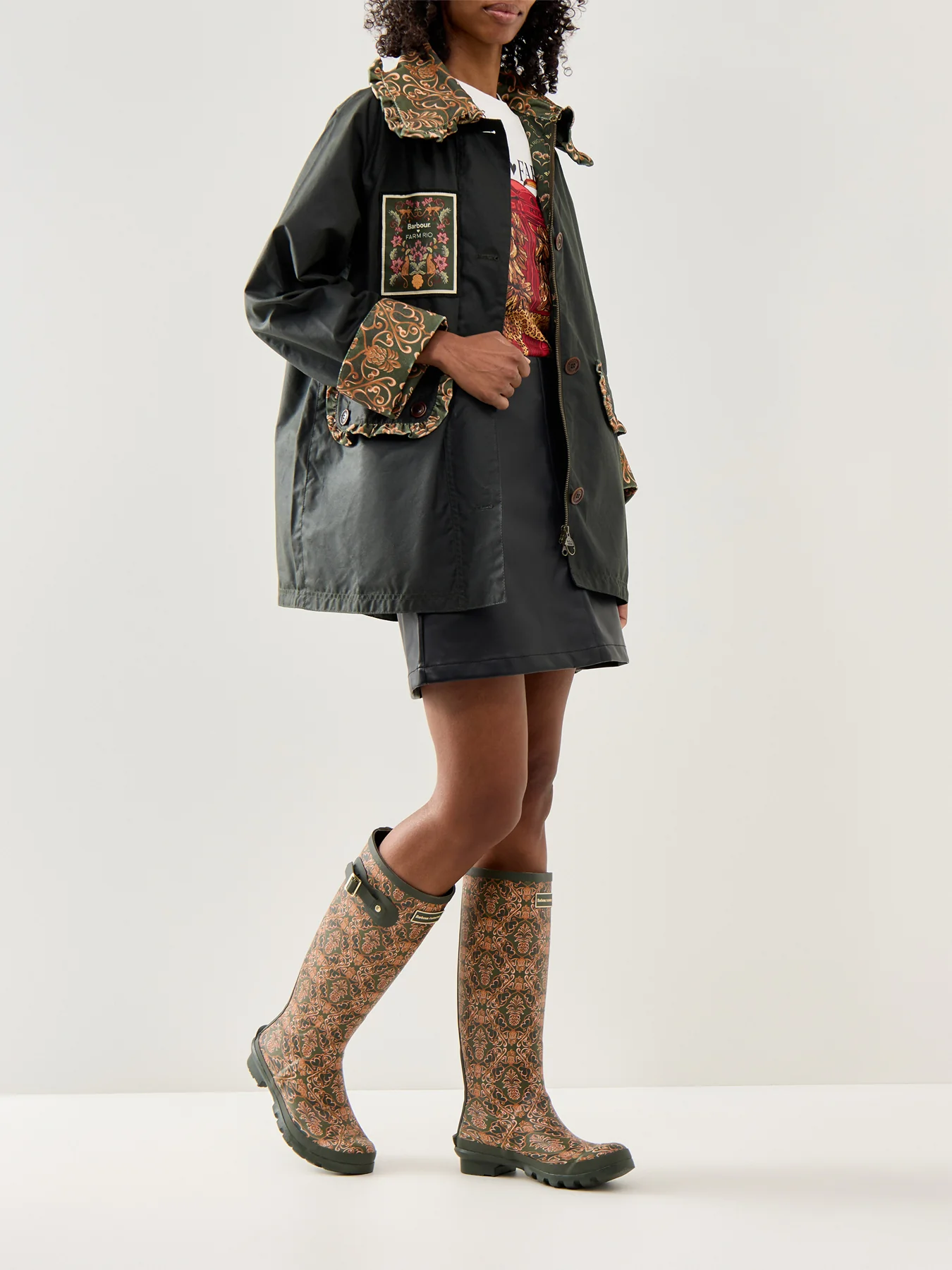 Barbour X Farm Rio Cami Wellington - Image 2