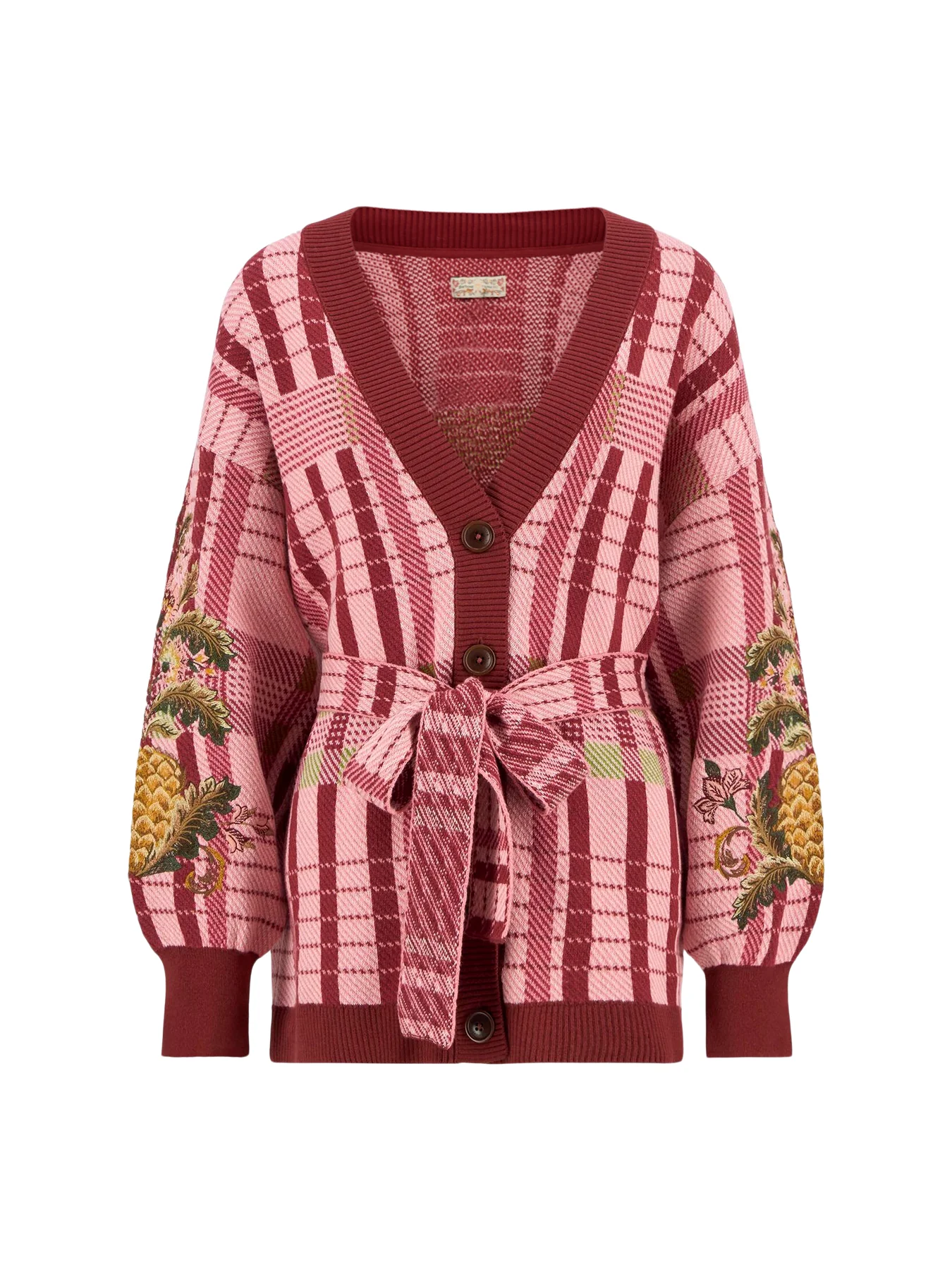Barbour X Farm Rio Luisa Embroidered Cardigan