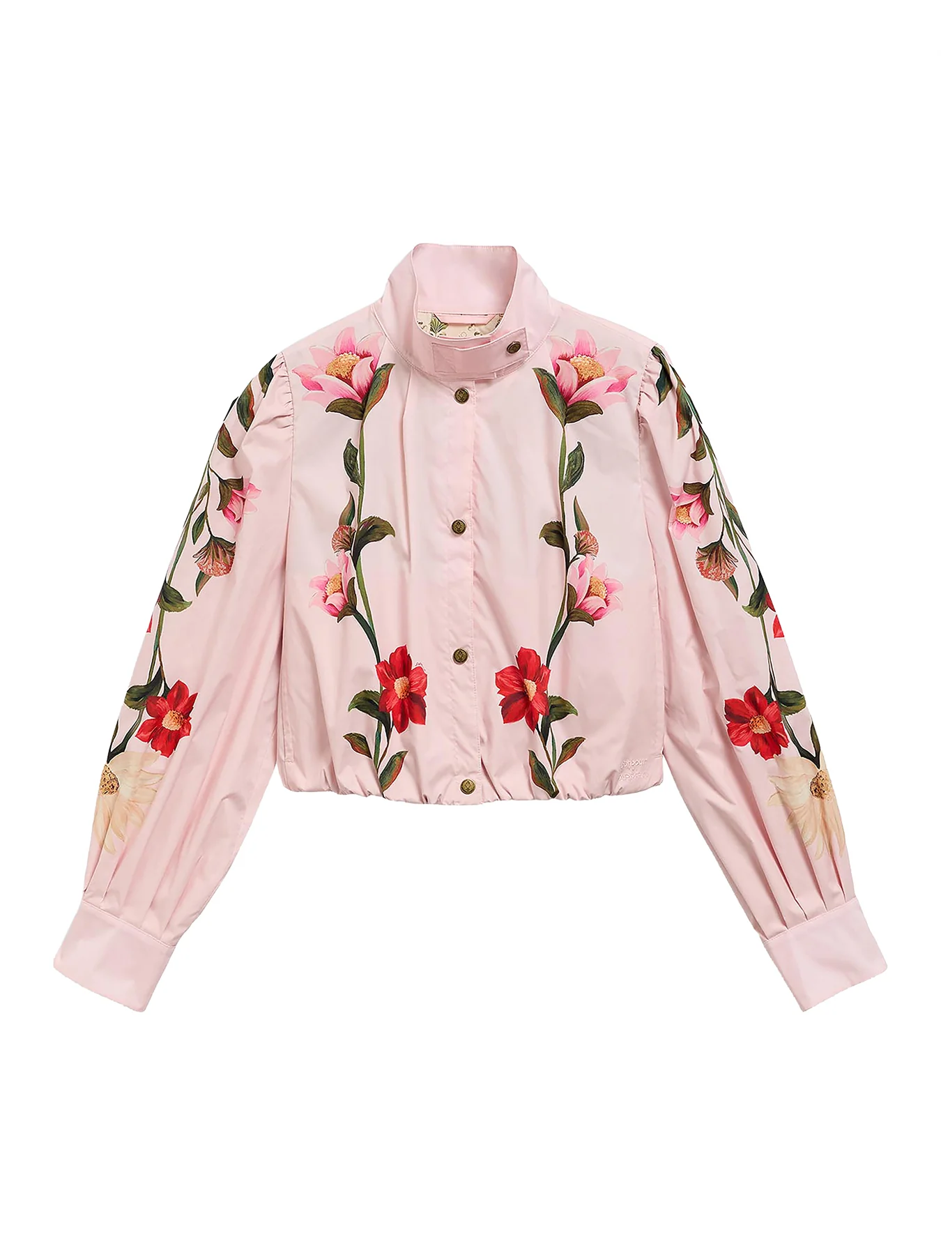 Barbour x Farm Rio Madelena Showerproof Jacket Pink