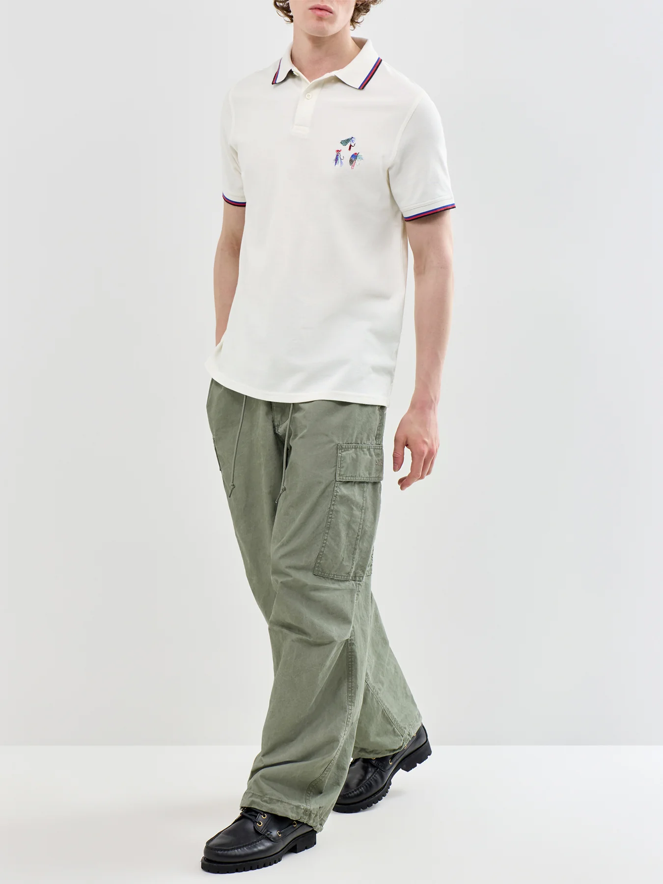 Lure Polo Shirt White - Image 2