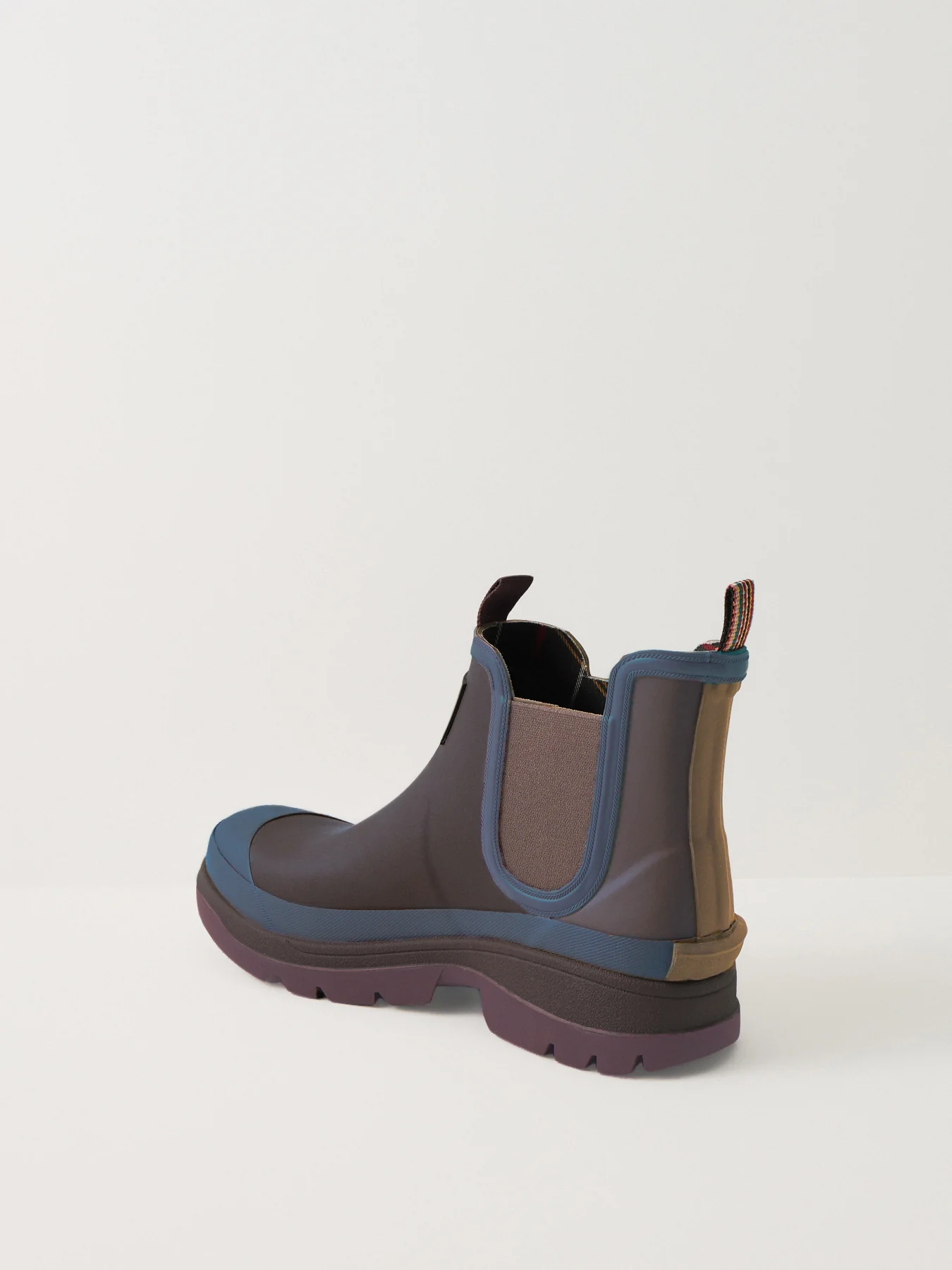 Paul Smith Loves Barbour Chelsea Wellington Boots Rustic - Image 3