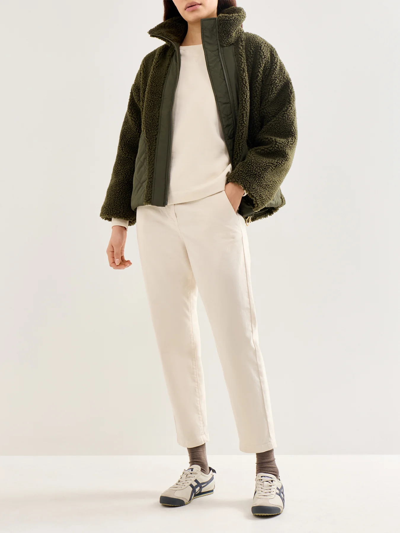 Brawby Fleece Olive - Image 2