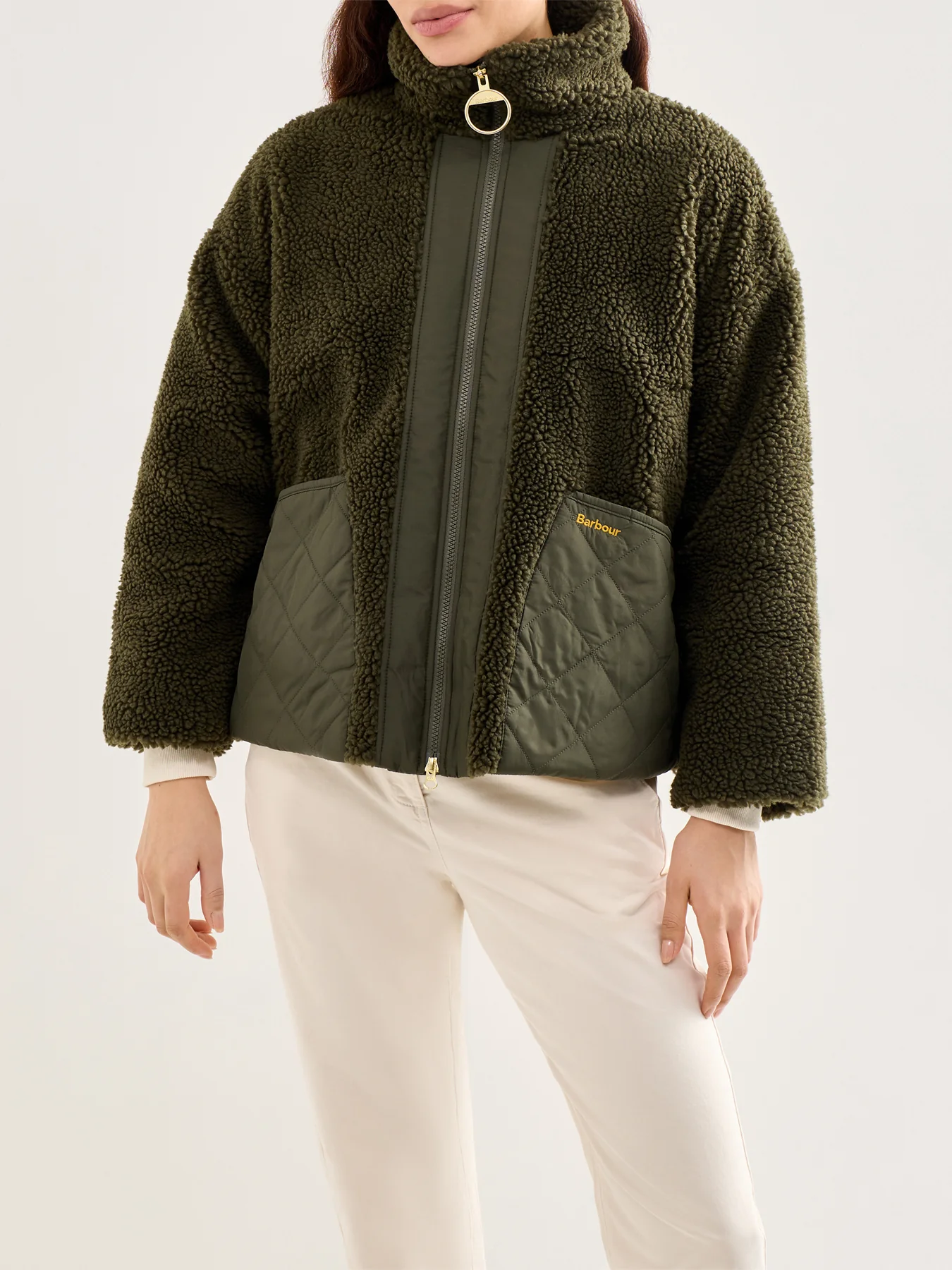 Brawby Fleece Olive - Image 4