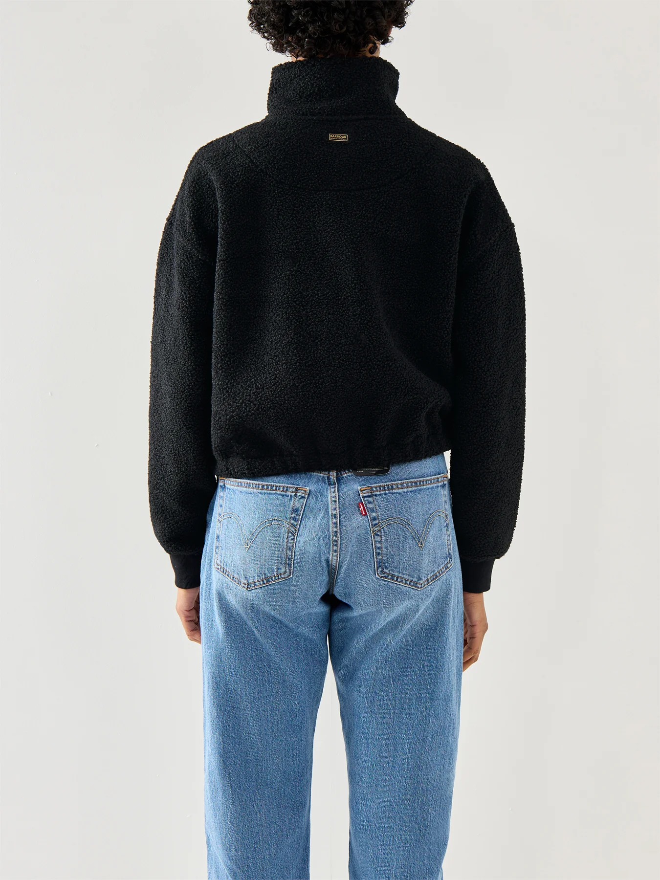 Womens Chole Fleece Black - Image 5