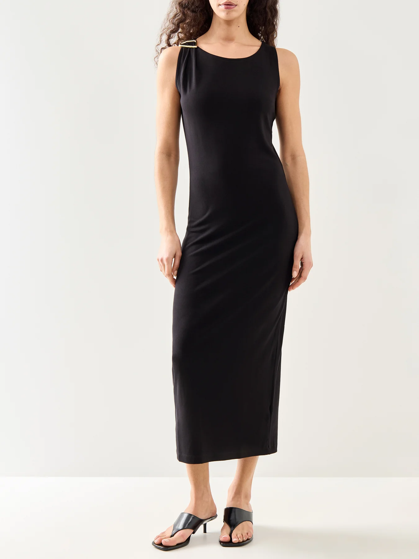 Gigi Midi Dress Black - Image 2