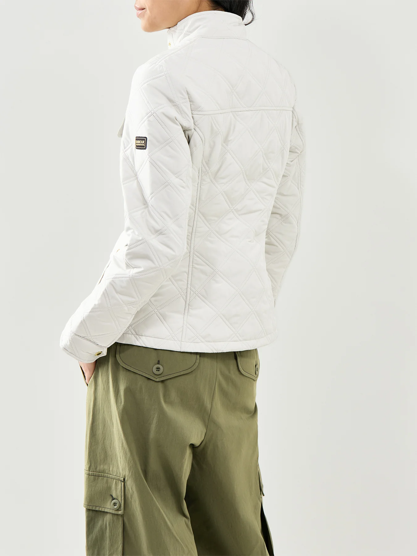 Halsey Quilted Jacket Cream - Image 5