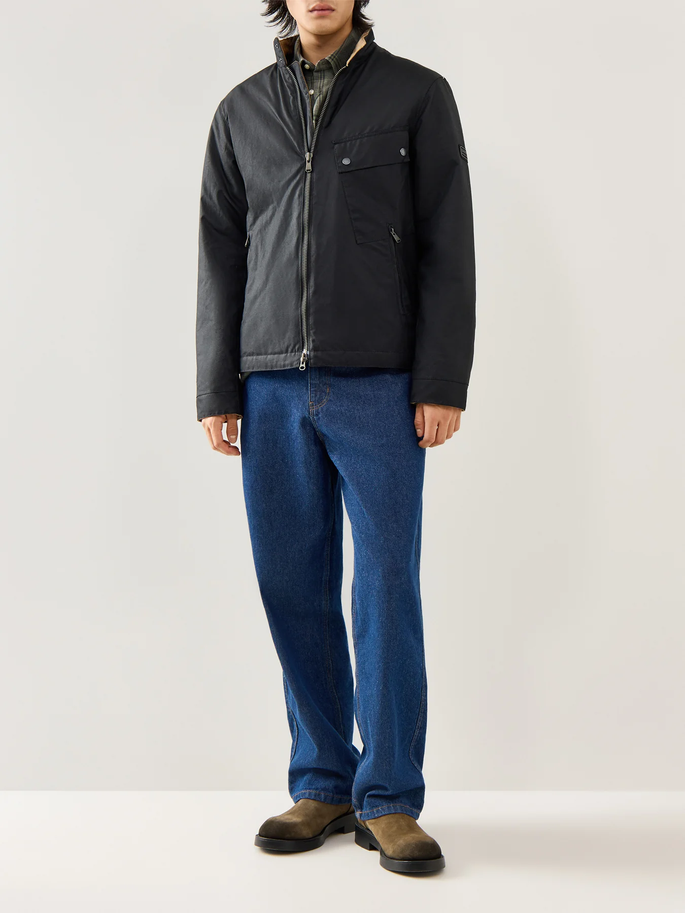 Wax Jacket Black - Image 2
