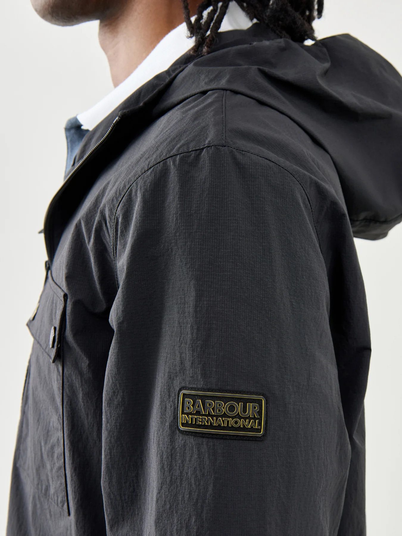 Barbour International Dalton Casual Jacket Black - Image 3