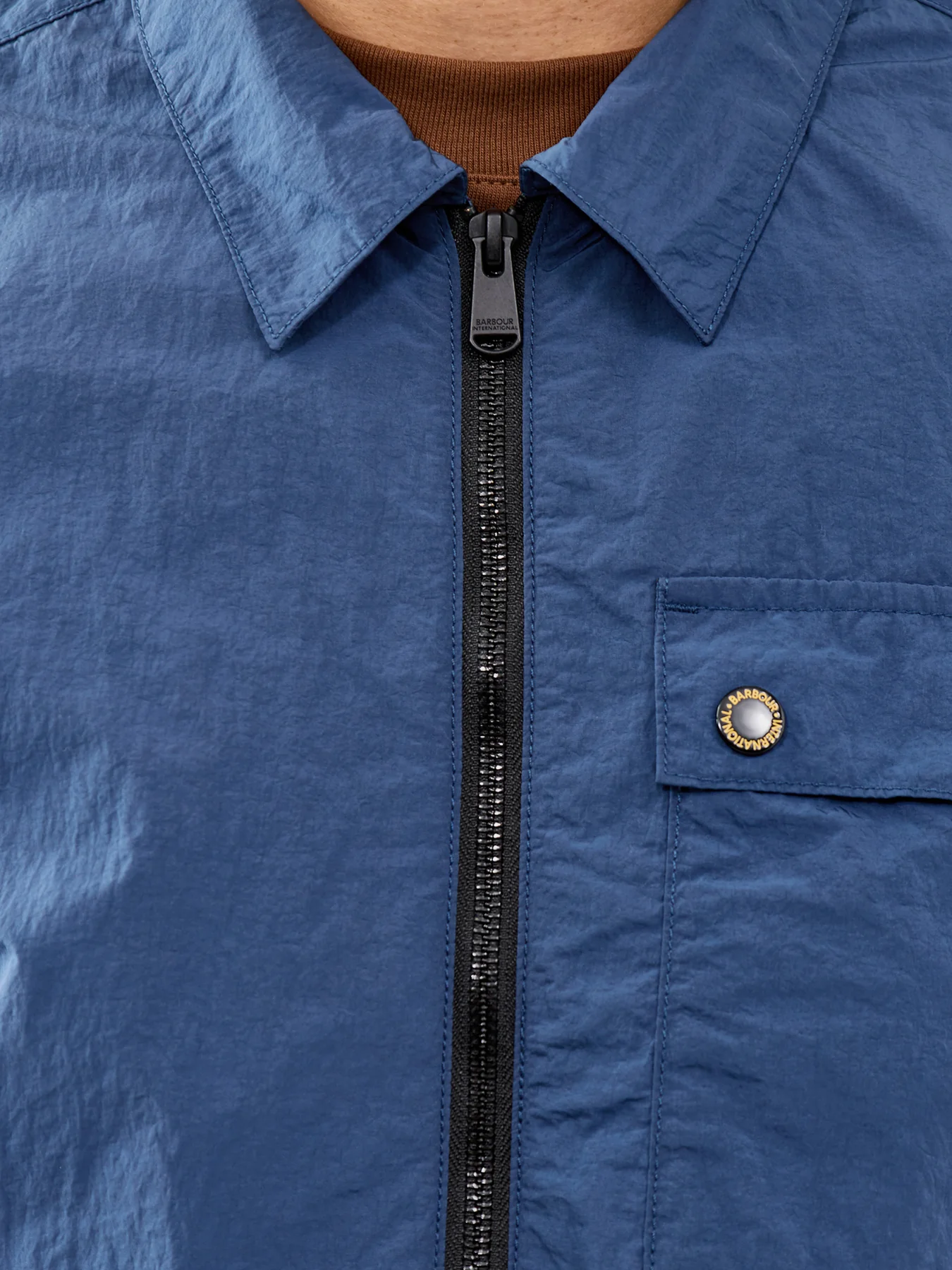 Inline Cotton Overshirt Blue - Image 3