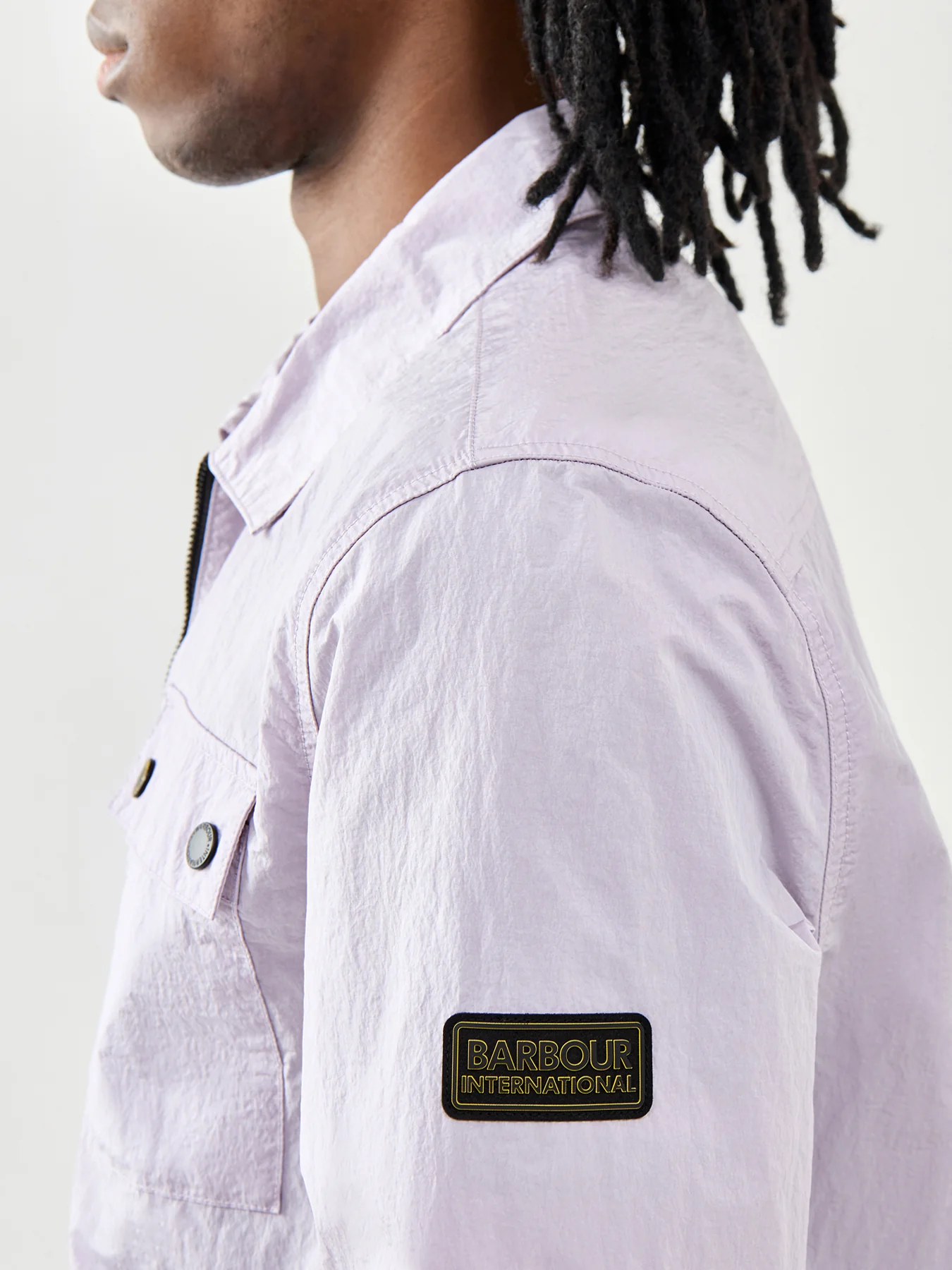 Barbour International Inline Overshirt Thistle - Image 3