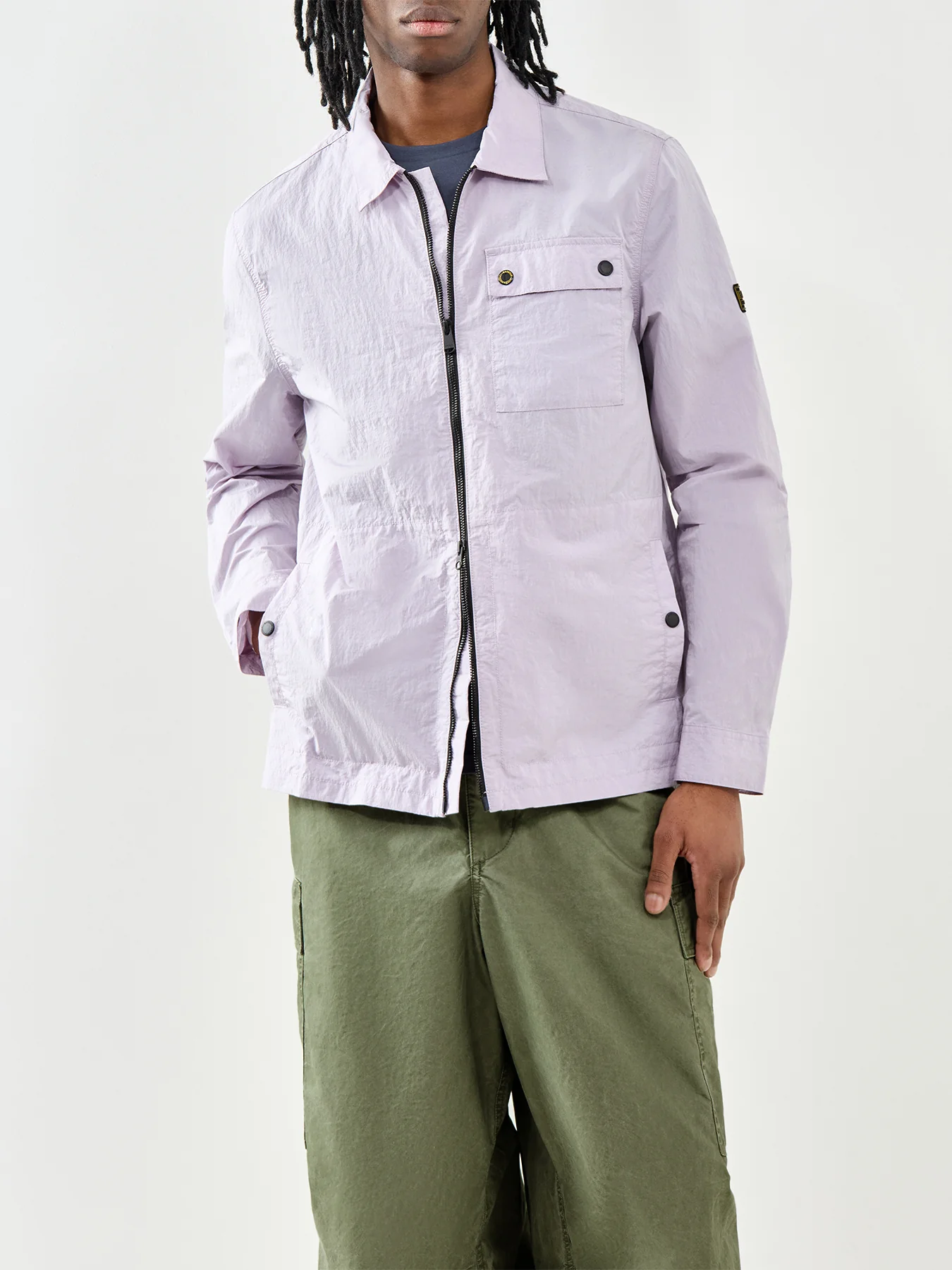 Barbour International Inline Overshirt Thistle - Image 4